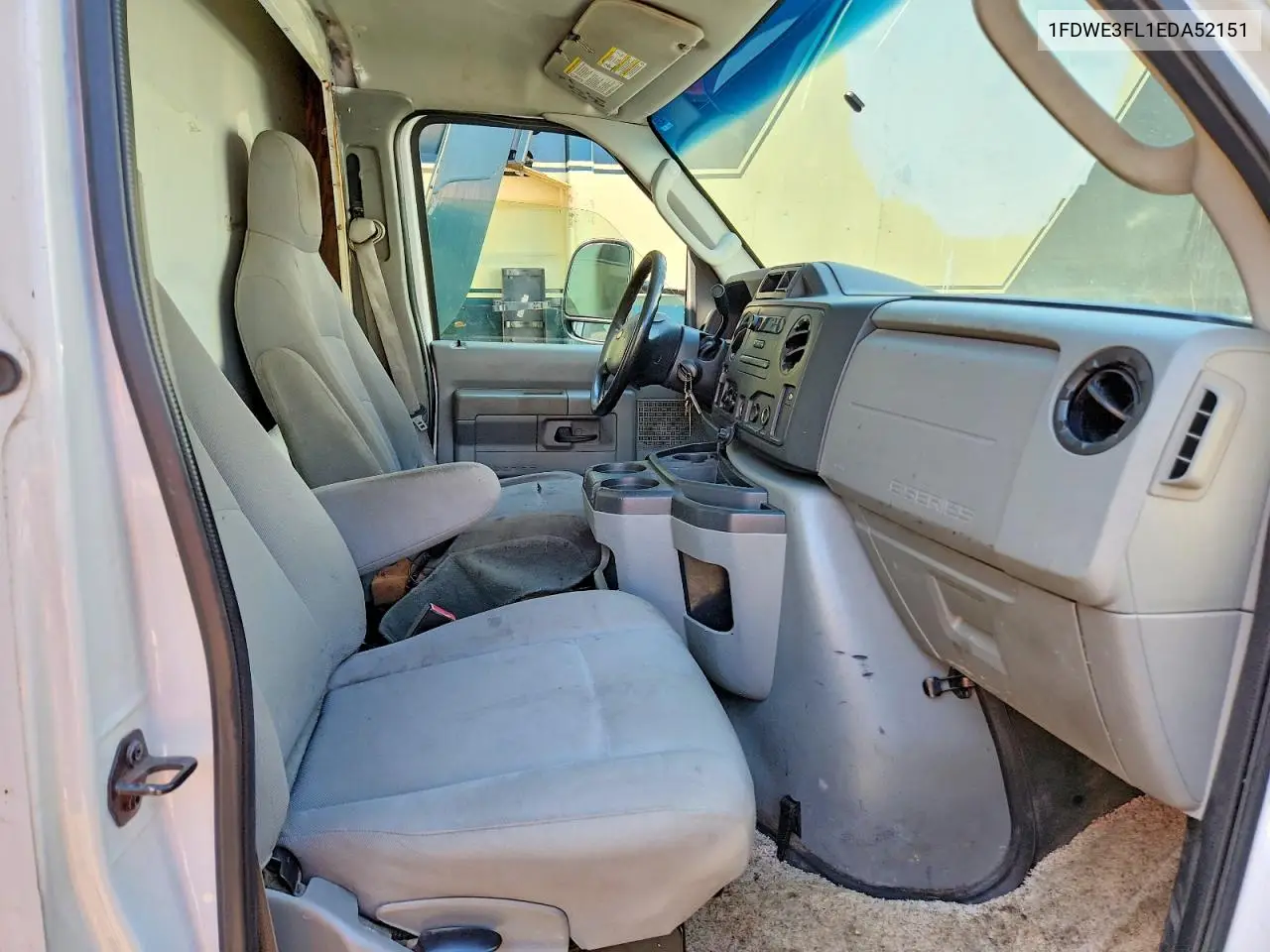 2014 Ford E350 Box Truck VIN: 1FDWE3FL1EDA52151 Lot: 59397556