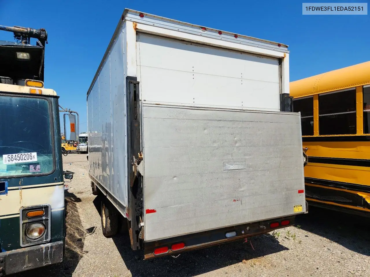2014 Ford E350 Box Truck VIN: 1FDWE3FL1EDA52151 Lot: 59397556