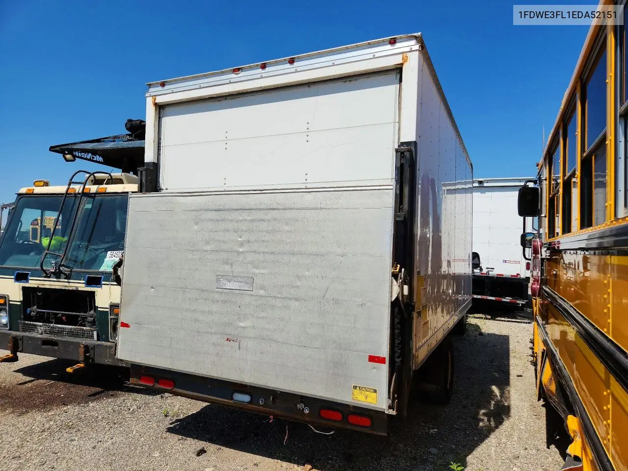 2014 Ford E350 Box Truck VIN: 1FDWE3FL1EDA52151 Lot: 59397556