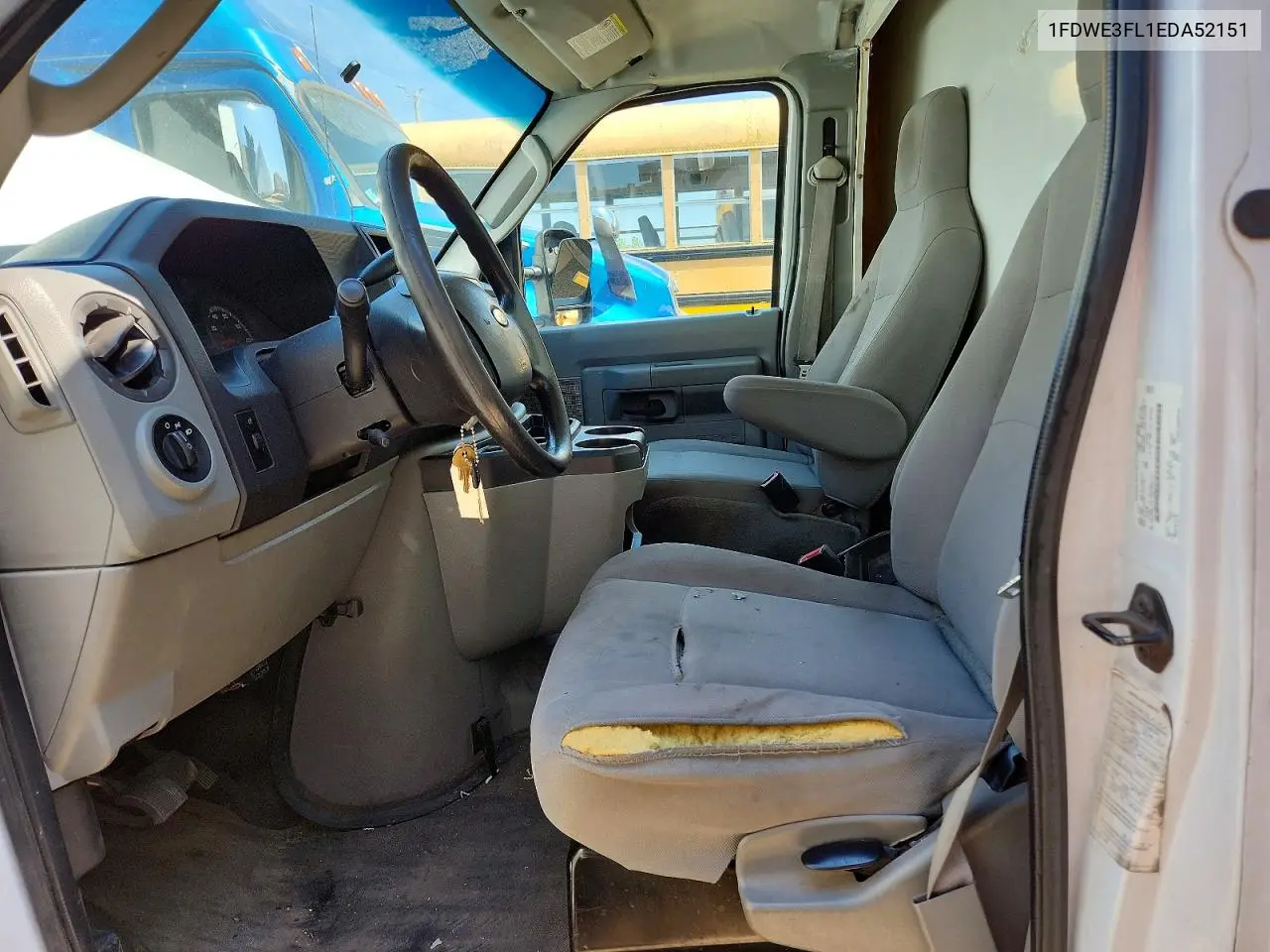 2014 Ford E350 Box Truck VIN: 1FDWE3FL1EDA52151 Lot: 59397556