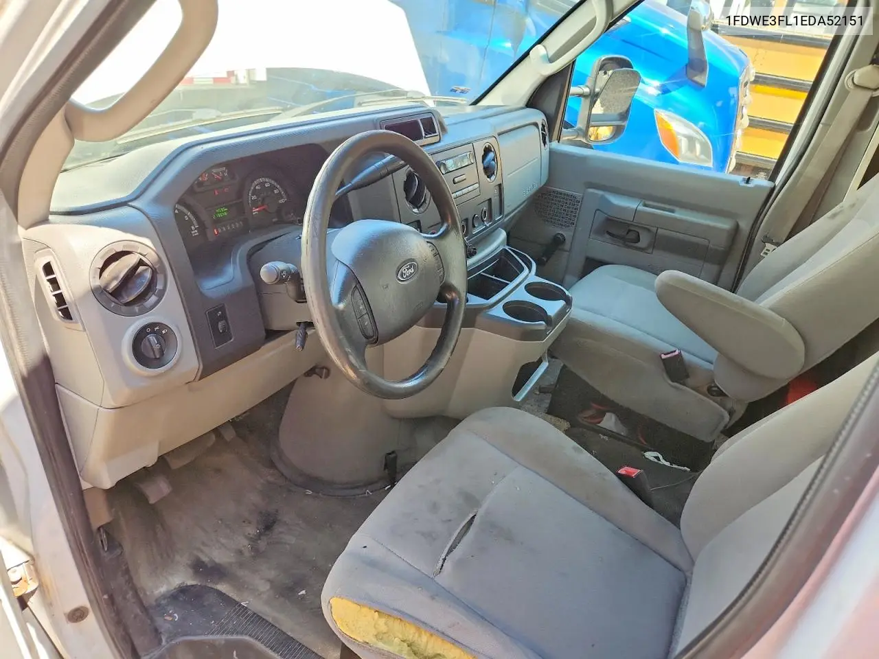 2014 Ford E350 Box Truck VIN: 1FDWE3FL1EDA52151 Lot: 59397556