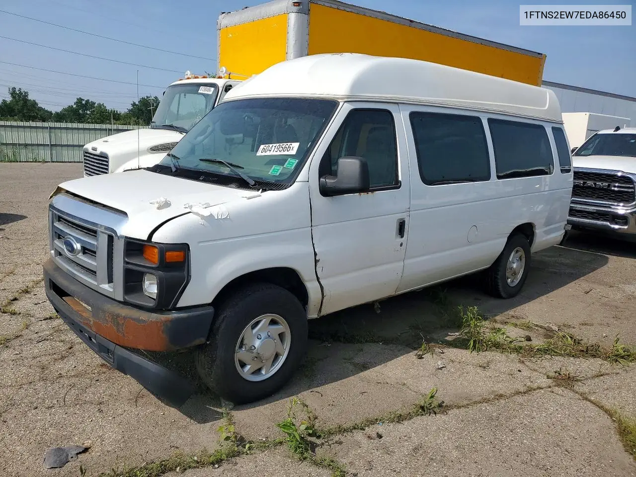 2014 Ford Econoline E250 Van VIN: 1FTNS2EW7EDA86450 Lot: 60419566