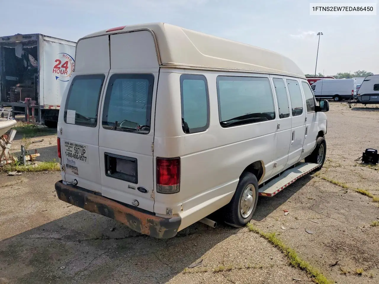 2014 Ford Econoline E250 Van VIN: 1FTNS2EW7EDA86450 Lot: 60419566