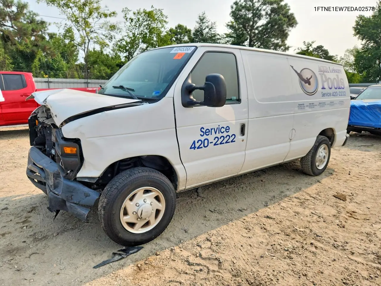 2014 Ford Econoline E150 Van VIN: 1FTNE1EW7EDA02578 Lot: 60845366