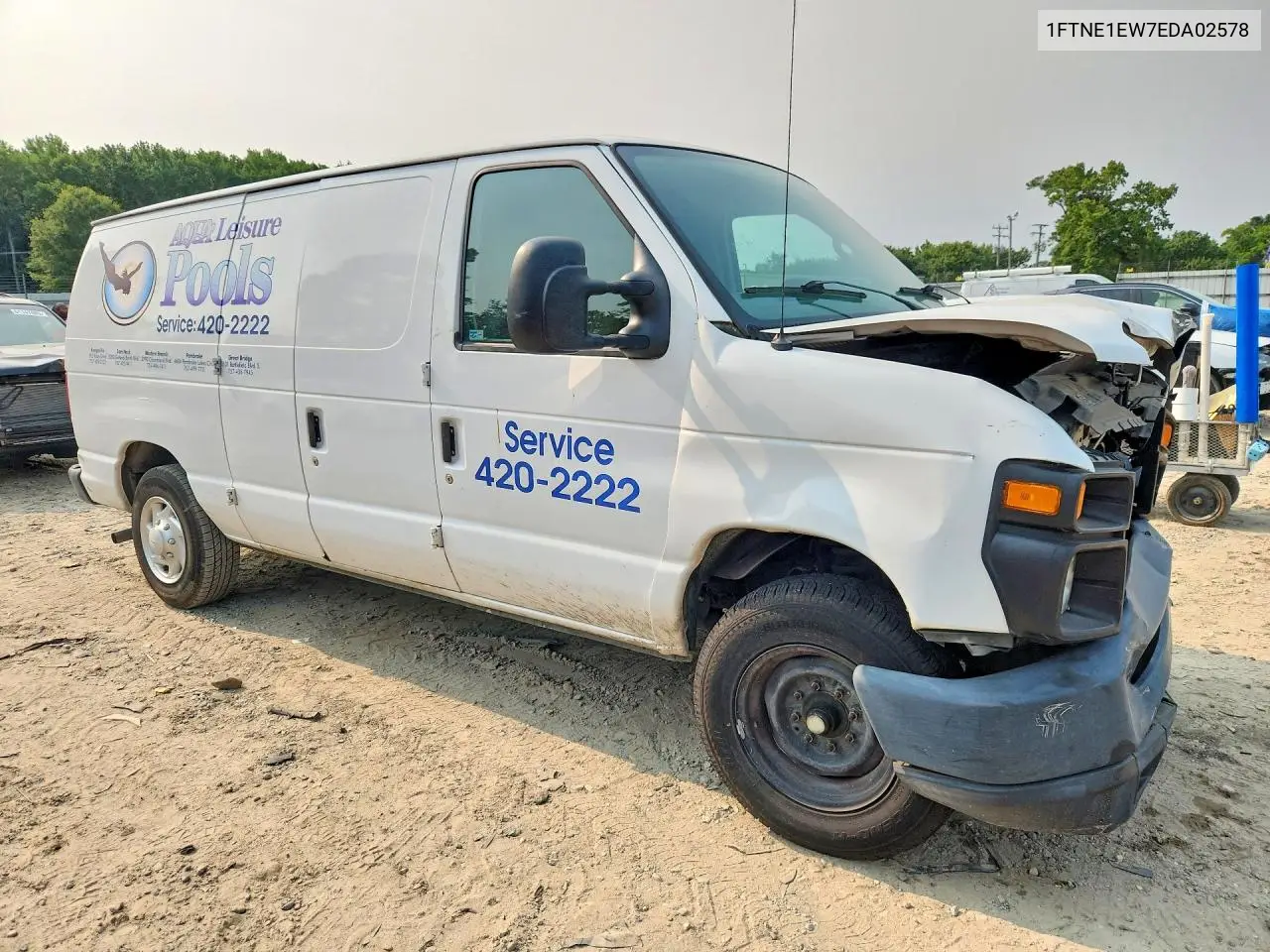 2014 Ford Econoline E150 Van VIN: 1FTNE1EW7EDA02578 Lot: 60845366