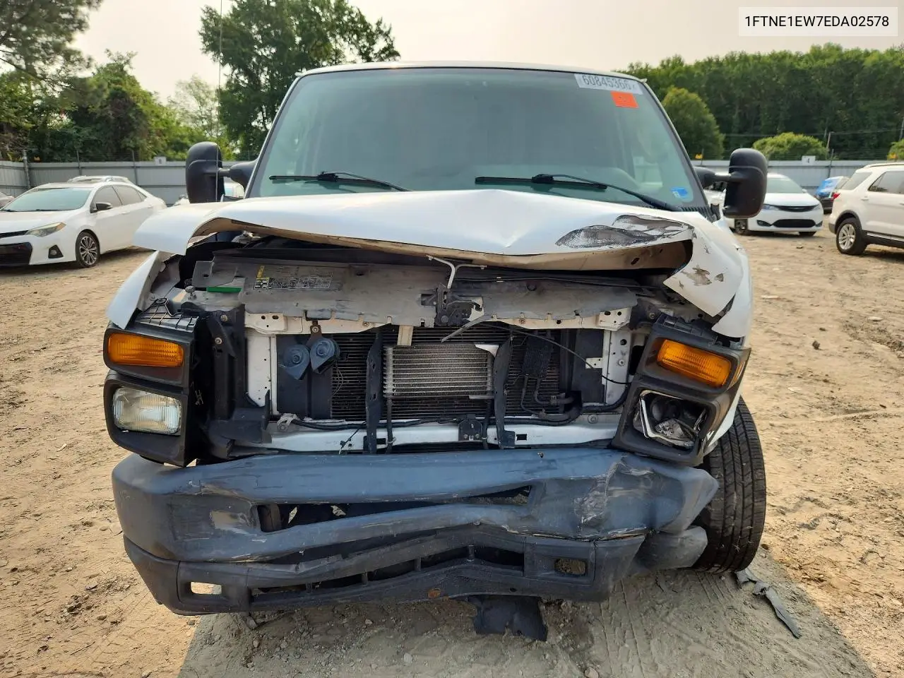 2014 Ford Econoline E150 Van VIN: 1FTNE1EW7EDA02578 Lot: 60845366