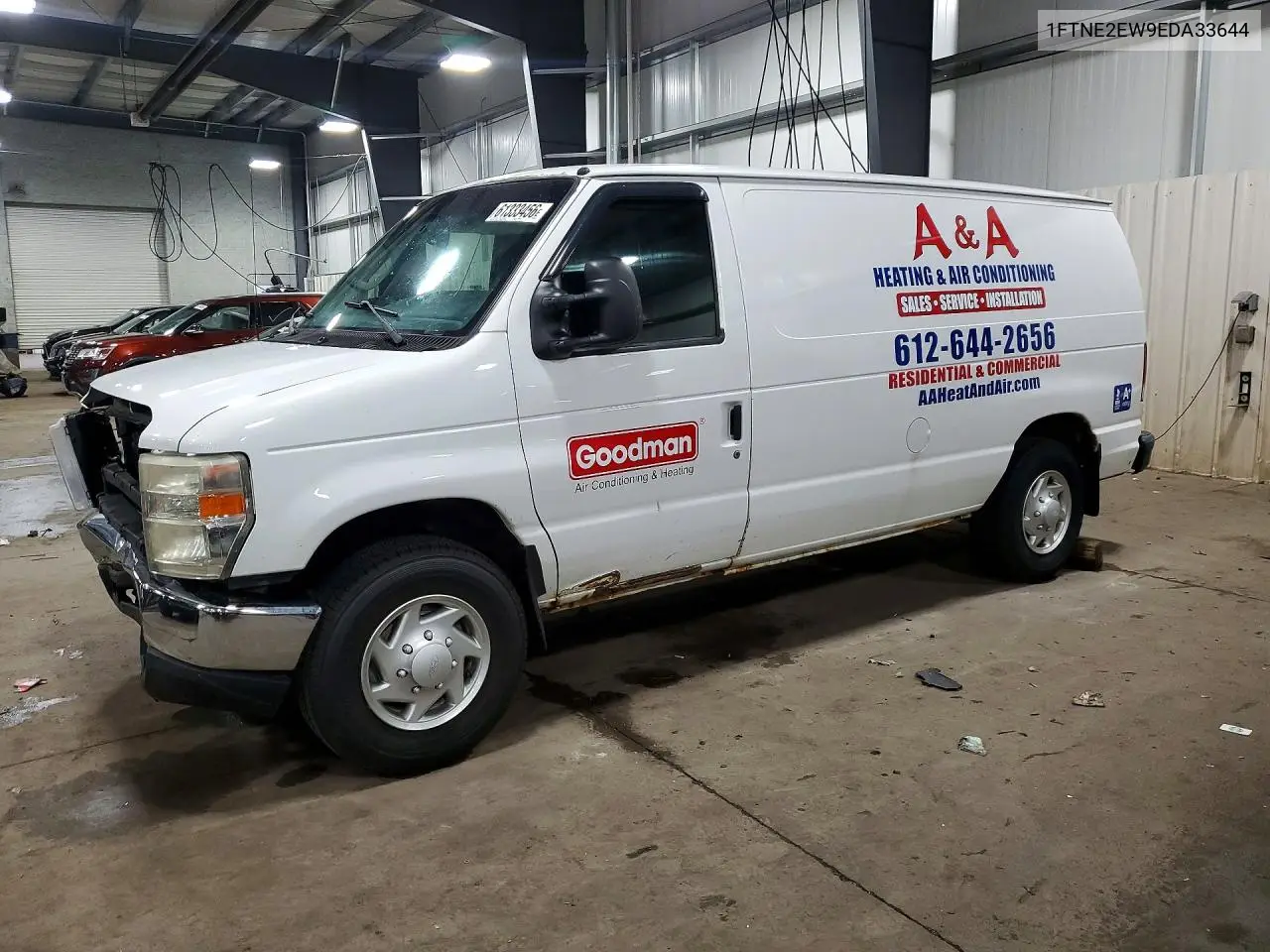 2014 Ford Econoline E250 Van VIN: 1FTNE2EW9EDA33644 Lot: 61333456