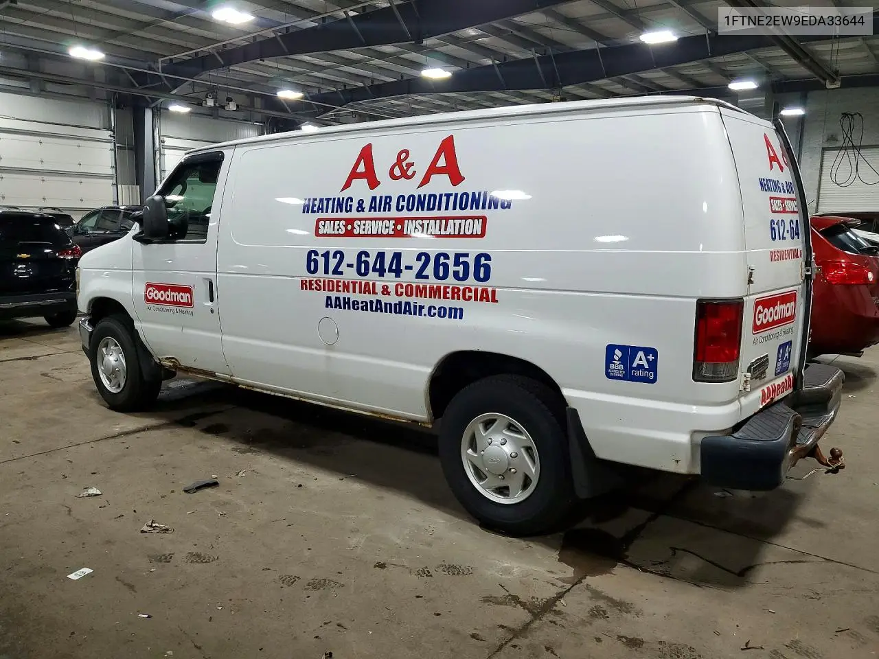 2014 Ford Econoline E250 Van VIN: 1FTNE2EW9EDA33644 Lot: 61333456