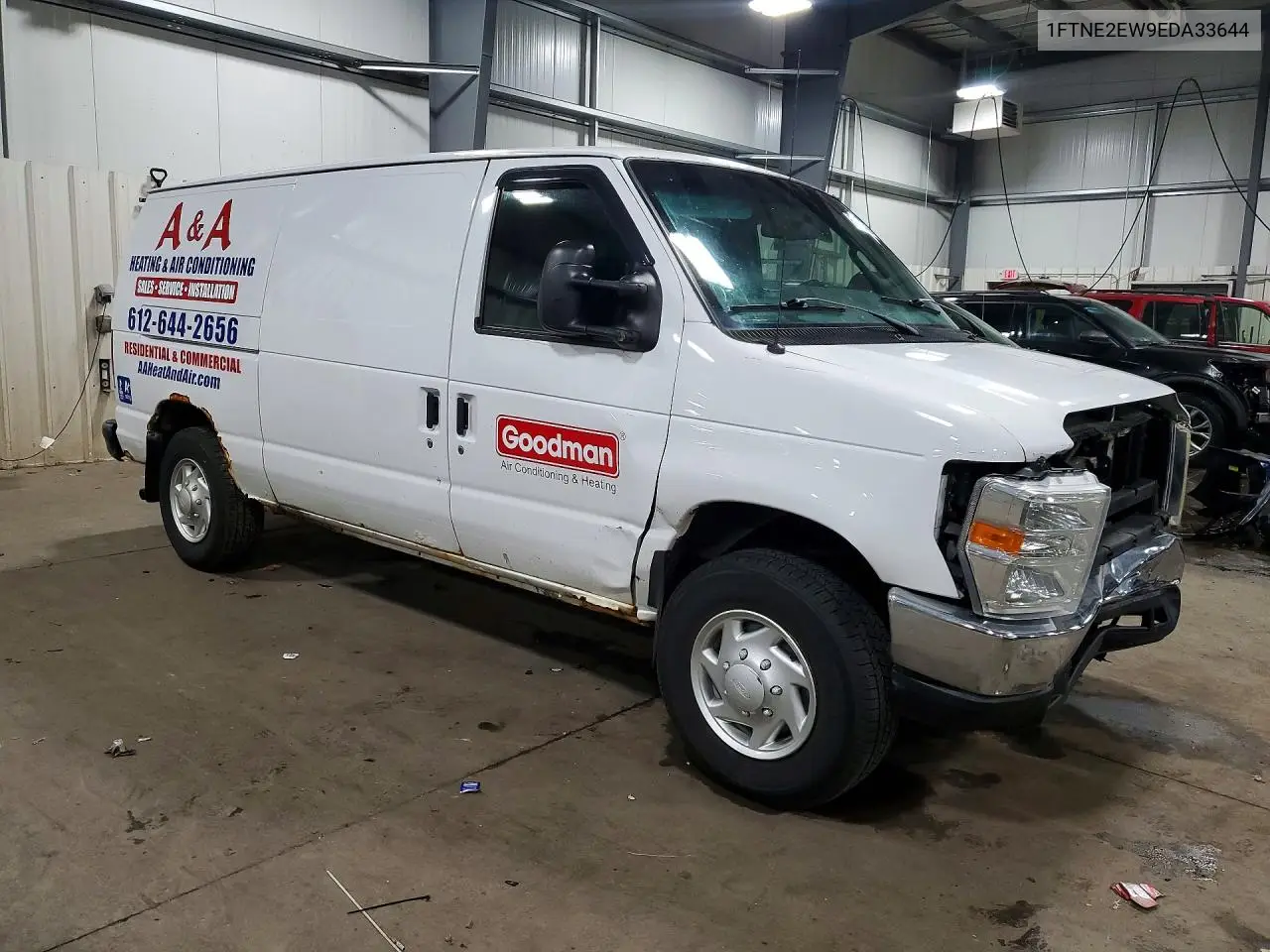 2014 Ford Econoline E250 Van VIN: 1FTNE2EW9EDA33644 Lot: 61333456