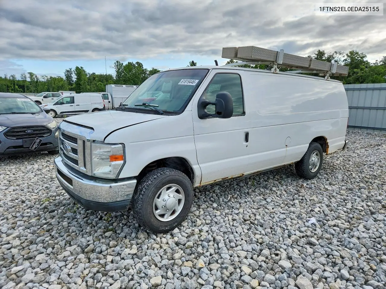 2014 Ford Econoline E250 Van VIN: 1FTNS2EL0EDA25155 Lot: 61819446