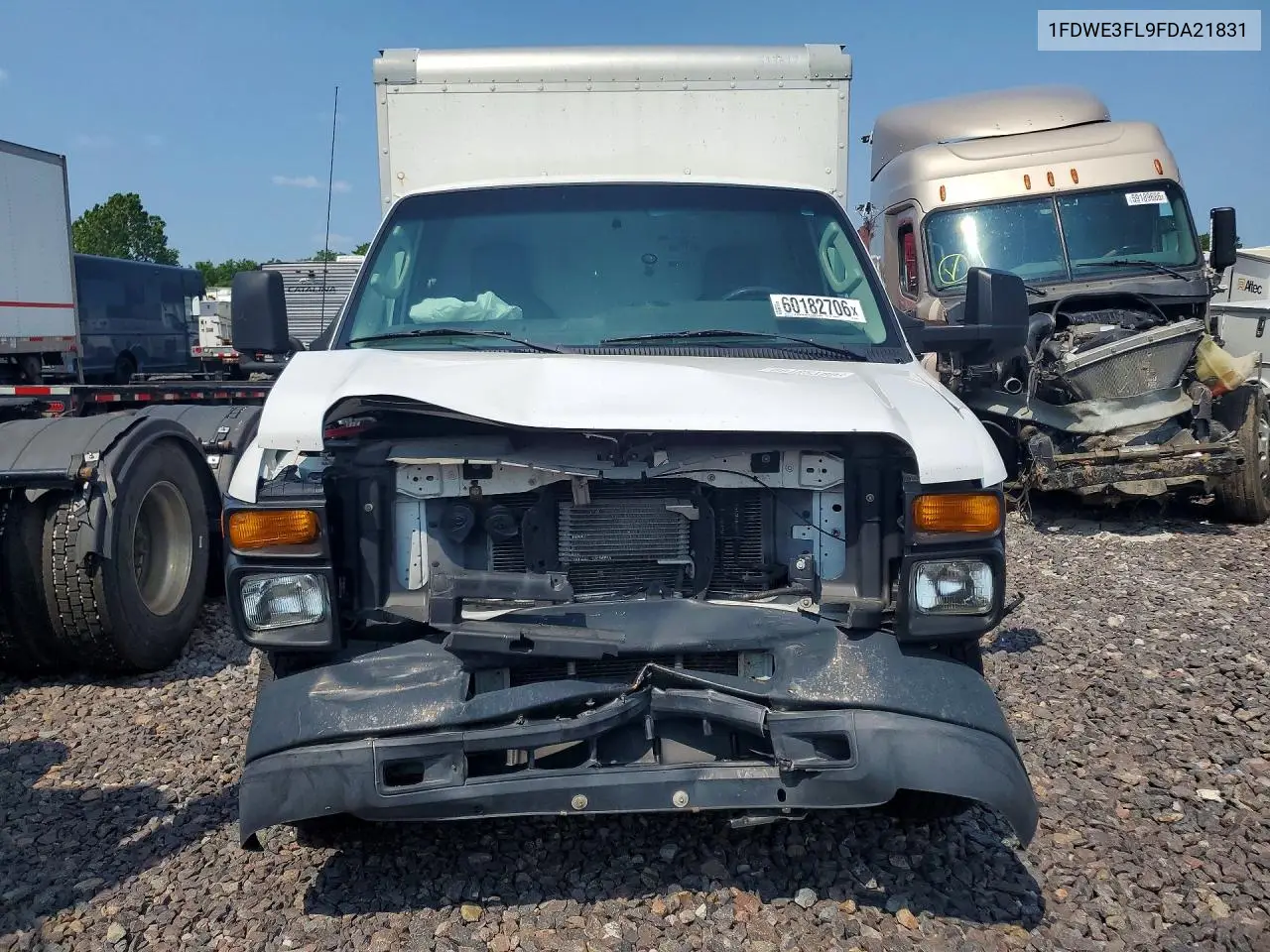 2015 Ford Econoline E350 Super Duty Cutaway Van VIN: 1FDWE3FL9FDA21831 Lot: 60182706