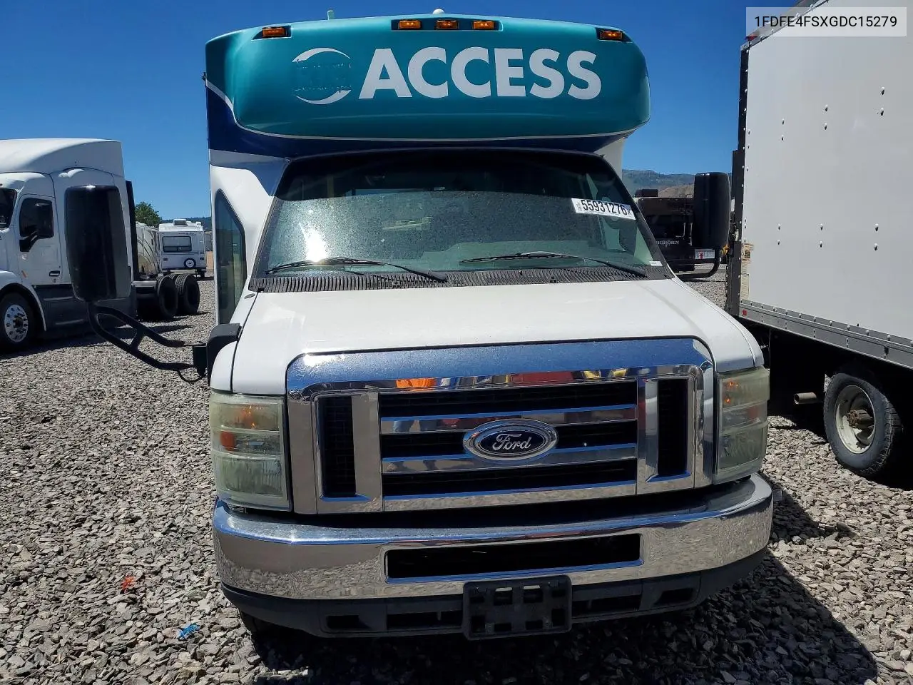 2016 Ford E450 Shuttle Bus VIN: 1FDFE4FS0GDC16232 Lot: 55931276