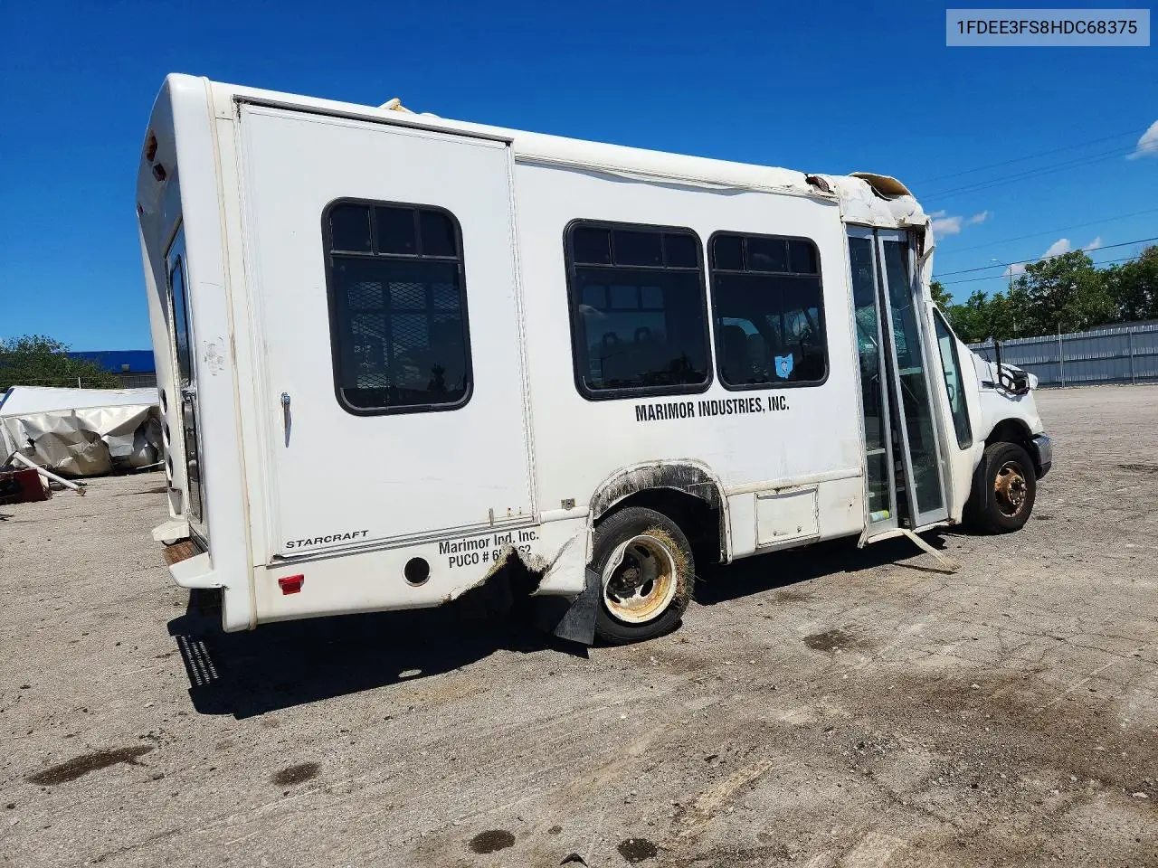 2017 Ford E350 Shuttle Bus VIN: 1FDEE3FS8HDC68375 Lot: 57930306
