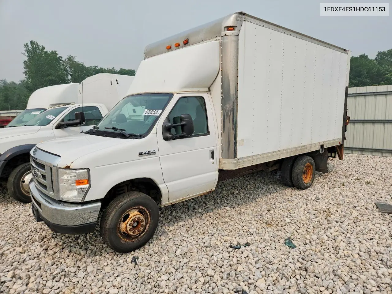2017 Ford E450 Box Truck VIN: 1FDXE4FS1HDC61153 Lot: 60580566