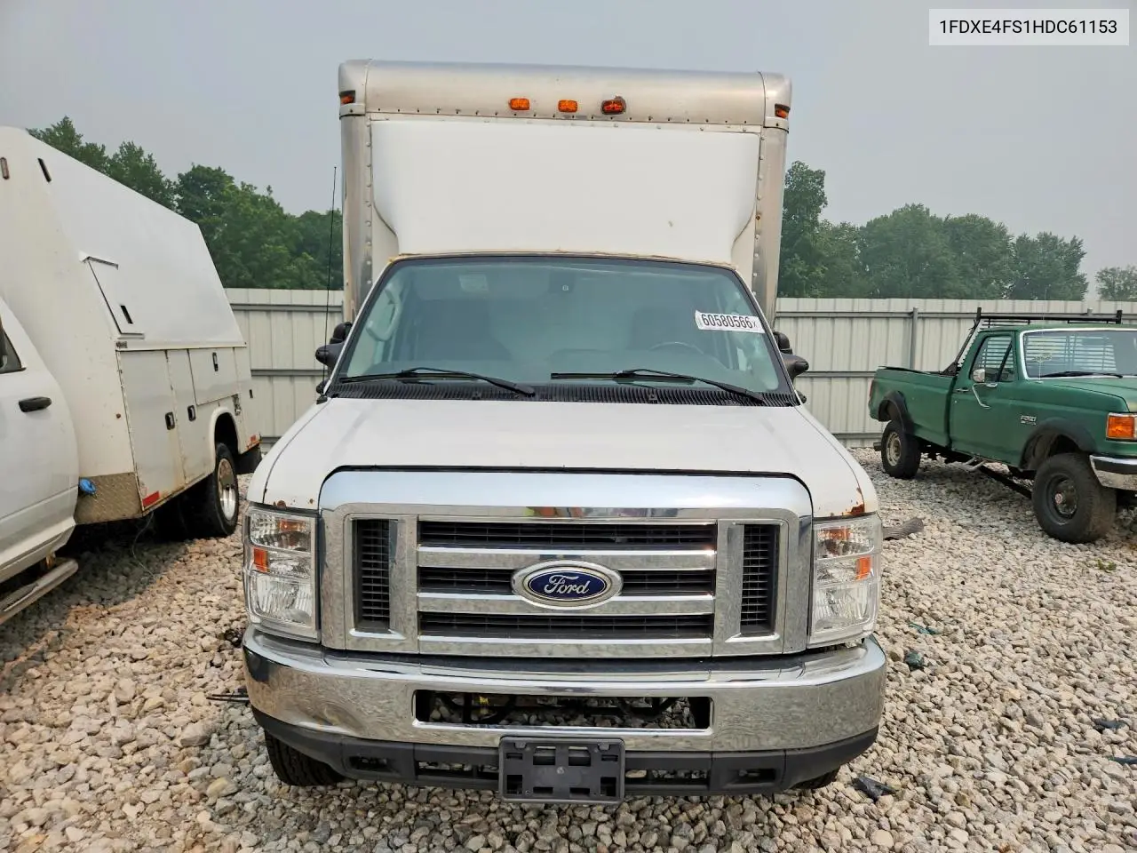 2017 Ford E450 Box Truck VIN: 1FDXE4FS1HDC61153 Lot: 60580566
