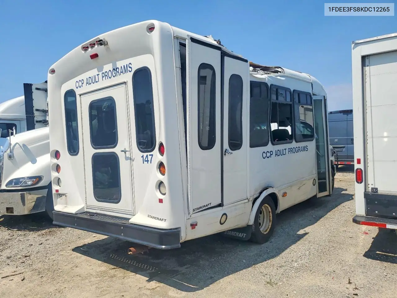 2019 Ford Econoline E350 Super Duty Cutaway Van VIN: 1FDEE3FS8KDC12265 Lot: 60589516