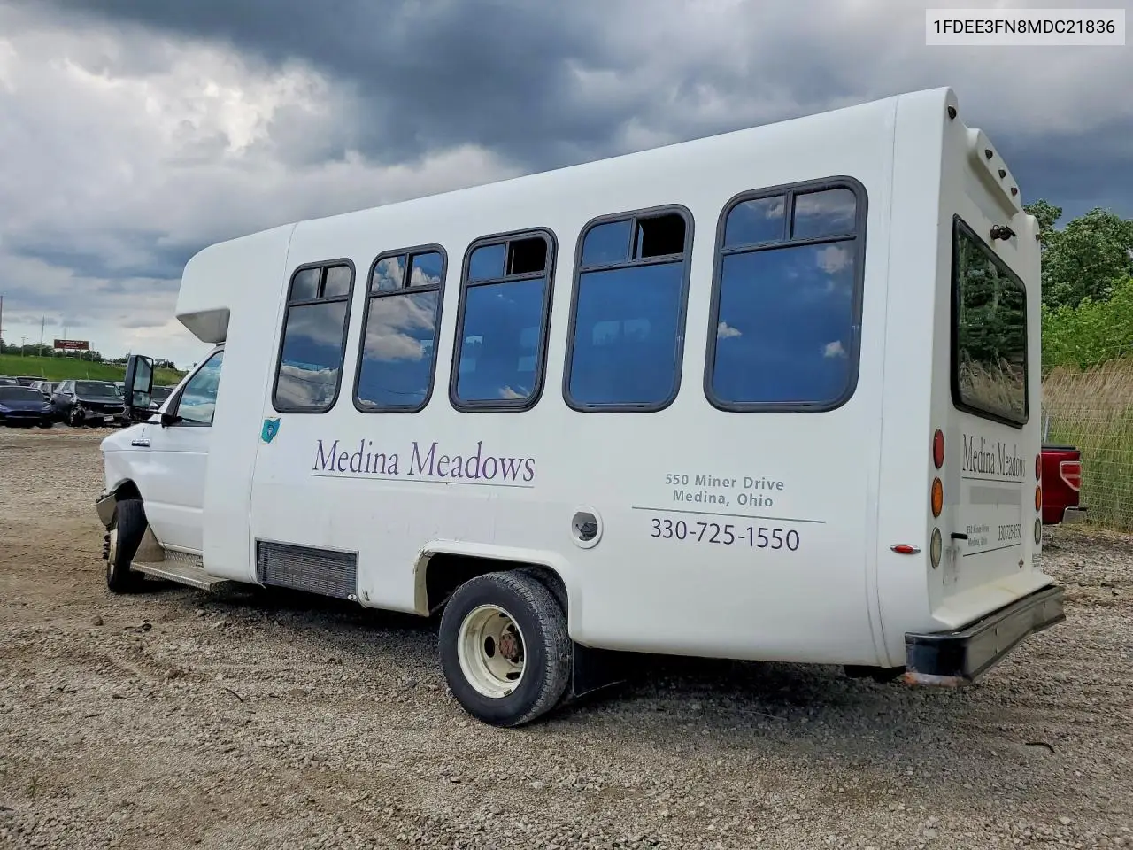 2021 Ford E350 Shuttle Bus VIN: 1FDEE3FN8MDC21836 Lot: 57604716