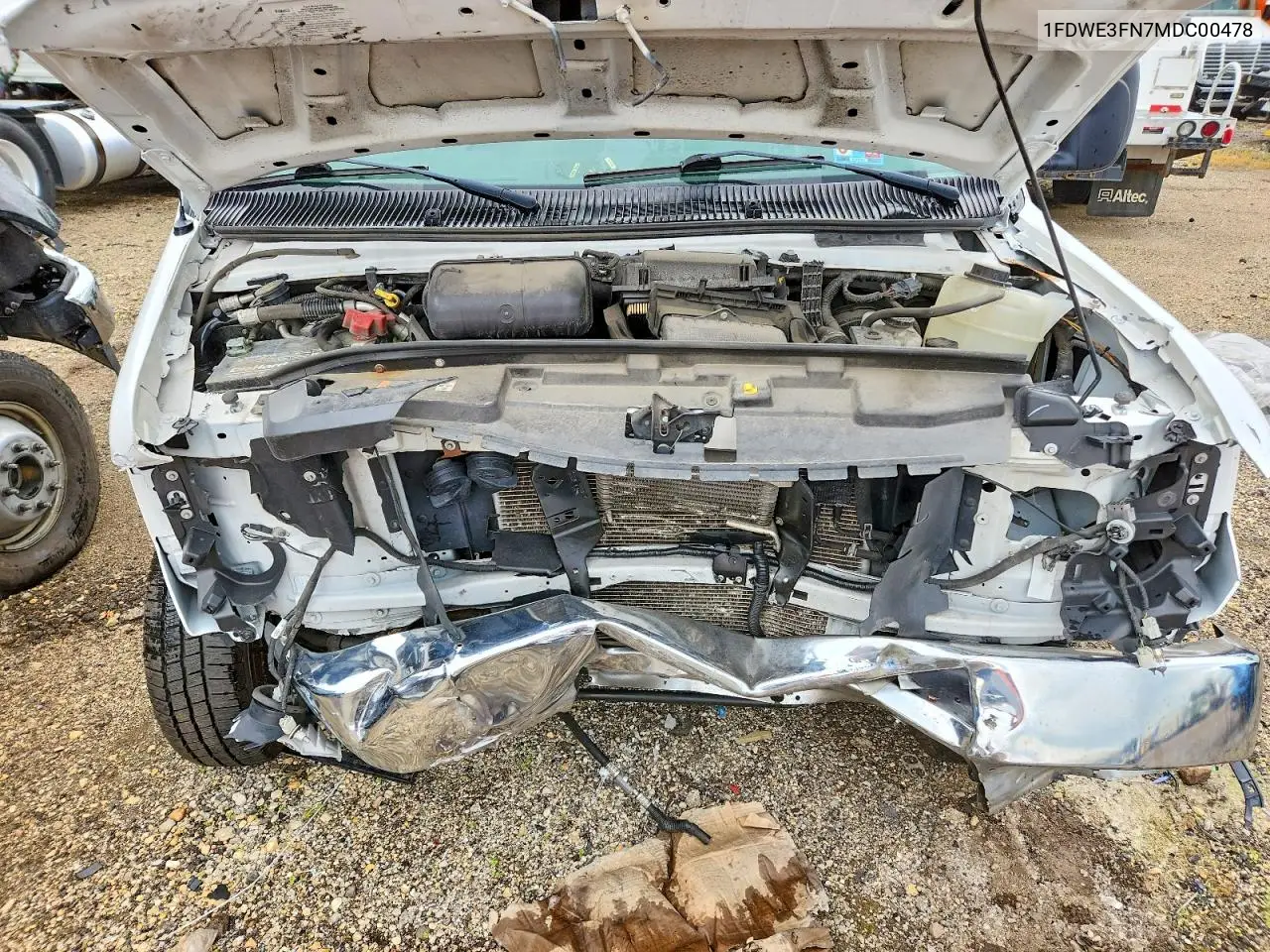2021 Ford Econoline E350 Super Duty Cutaway Van VIN: 1FDWE3FN7MDC00478 Lot: 60375006
