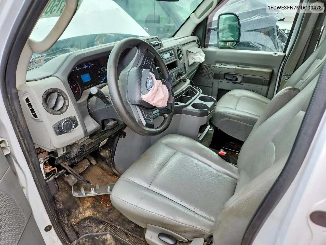 2021 Ford Econoline E350 Super Duty Cutaway Van VIN: 1FDWE3FN7MDC00478 Lot: 60375006