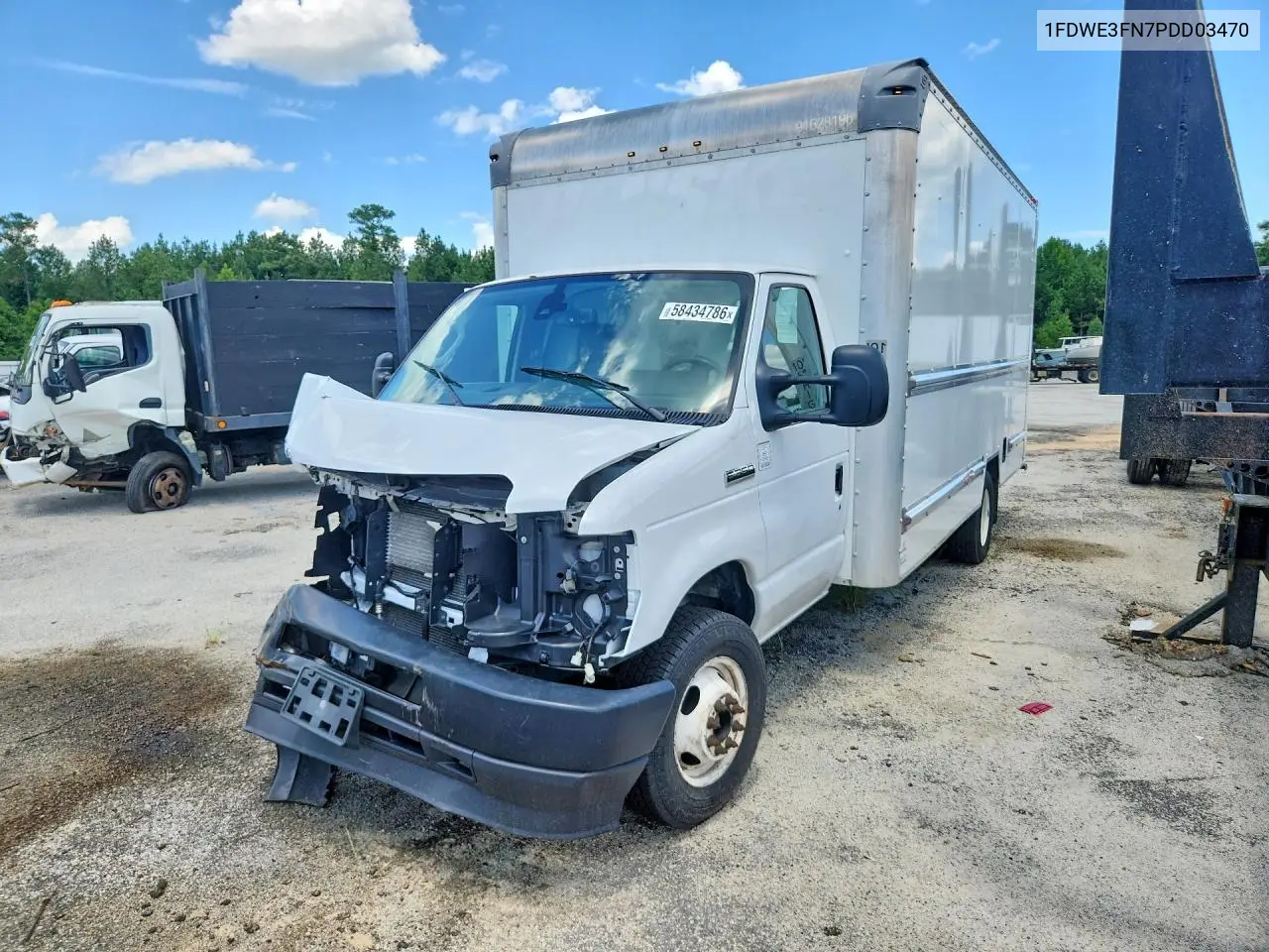 2023 Ford Econoline - Box Truck VIN: 1FDWE3FN7PDD03470 Lot: 58434786