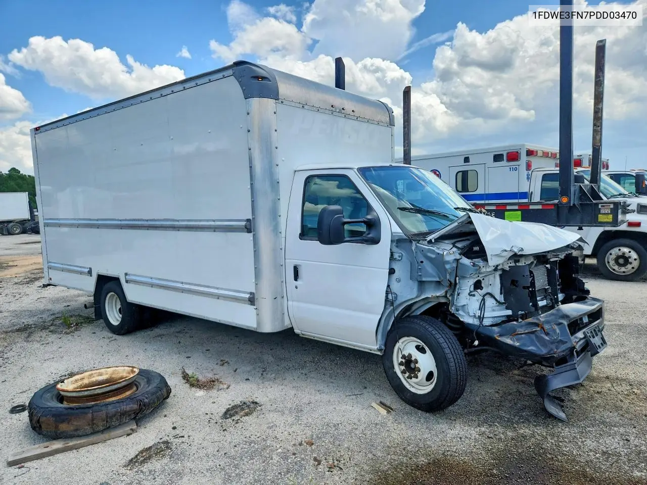 2023 Ford Econoline - Box Truck VIN: 1FDWE3FN7PDD03470 Lot: 58434786