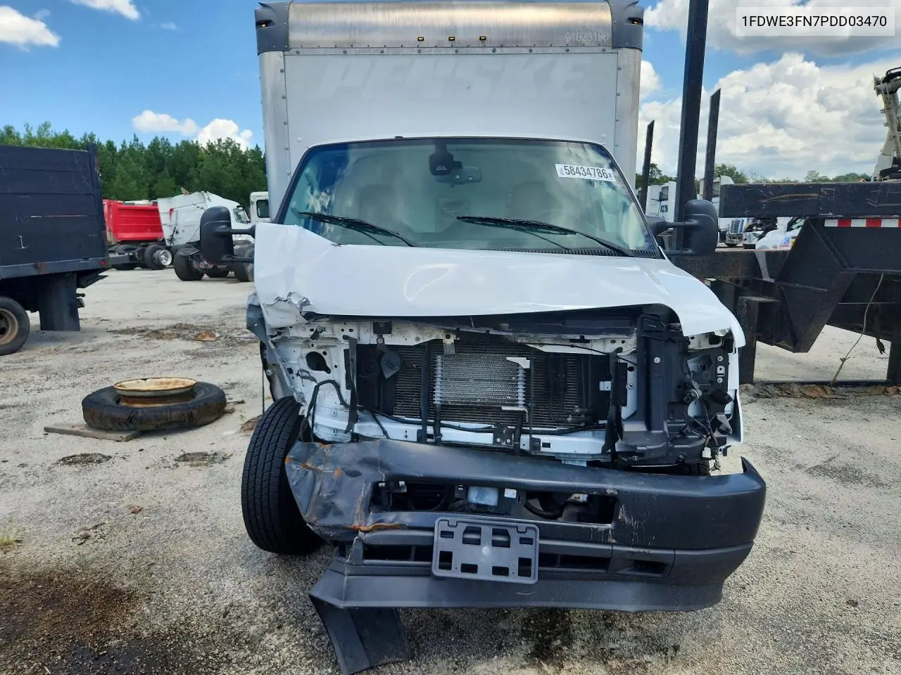 2023 Ford Econoline - Box Truck VIN: 1FDWE3FN7PDD03470 Lot: 58434786