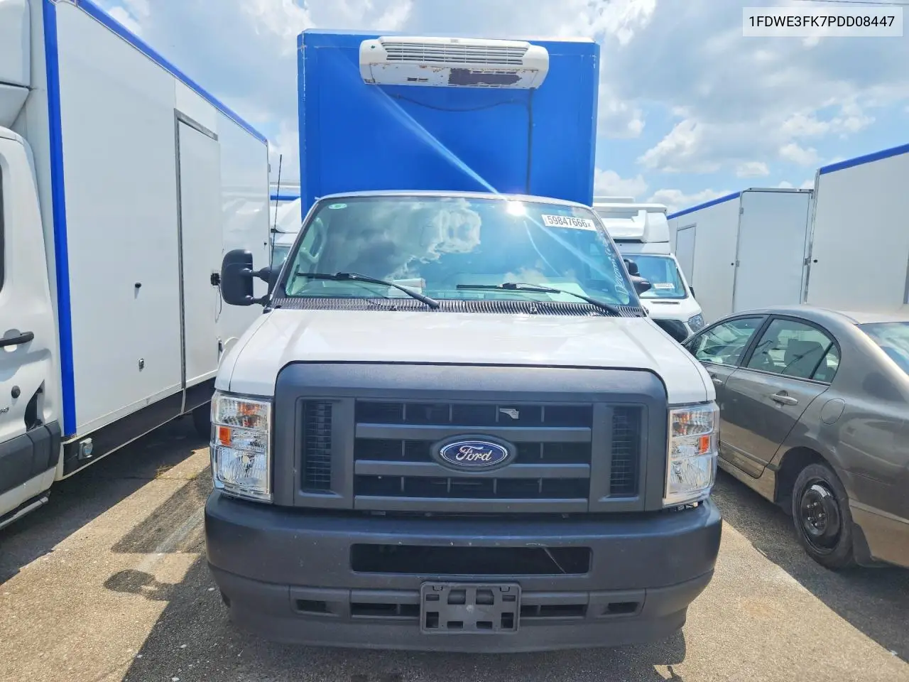 2023 Ford Econoline E350 Super Duty Cutaway Van VIN: 1FDWE3FK7PDD08447 Lot: 59847666