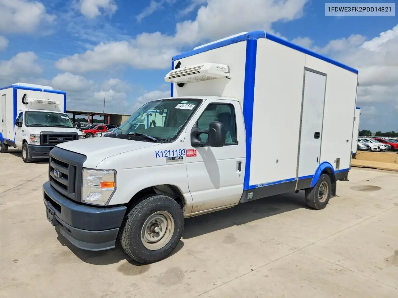 2023 Ford E350 Refrigerated Box Truck VIN: 1FDWE3FK2PDD14821 Lot: 60671616