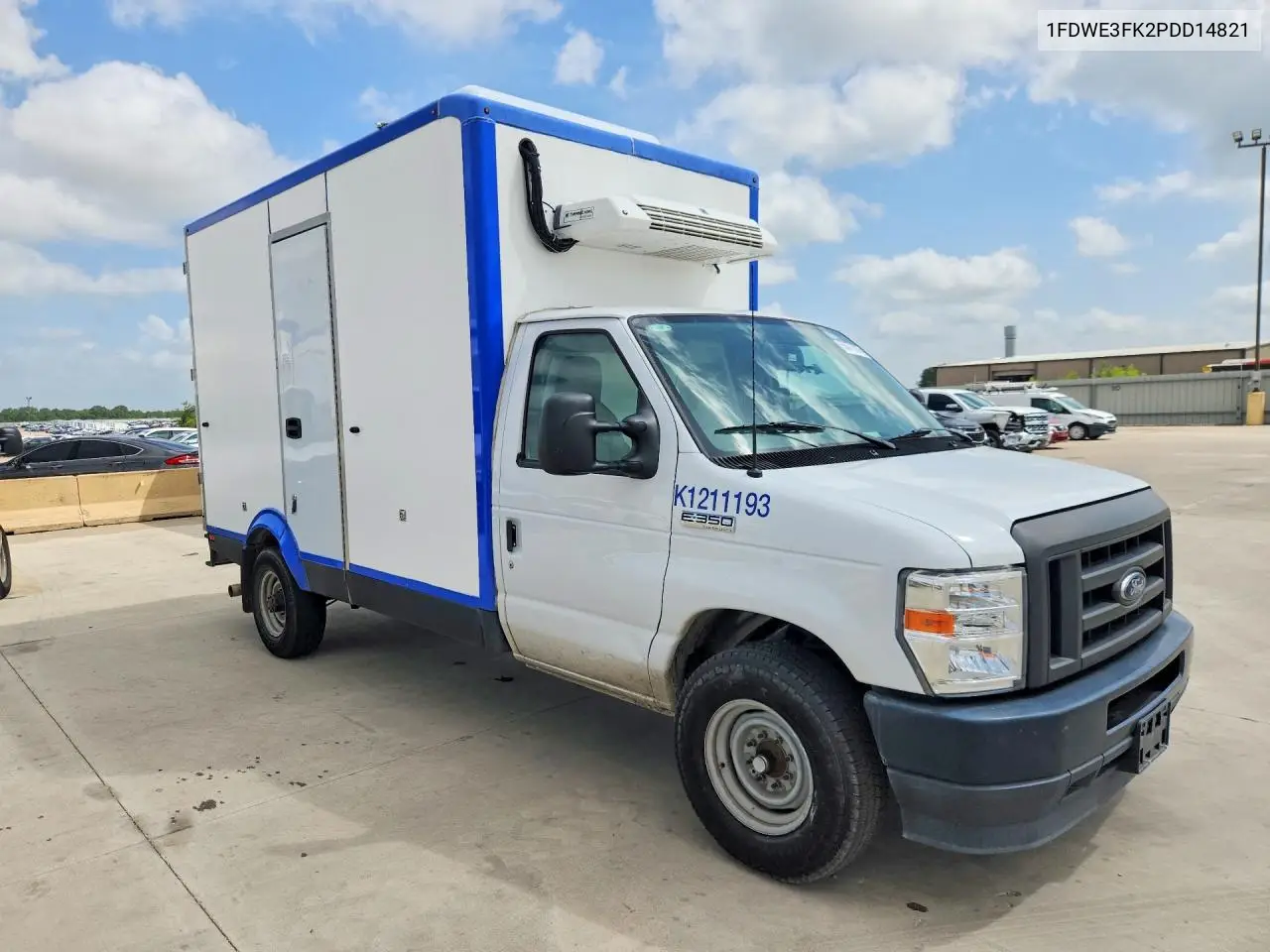 2023 Ford E350 Refrigerated Box Truck VIN: 1FDWE3FK2PDD14821 Lot: 60671616