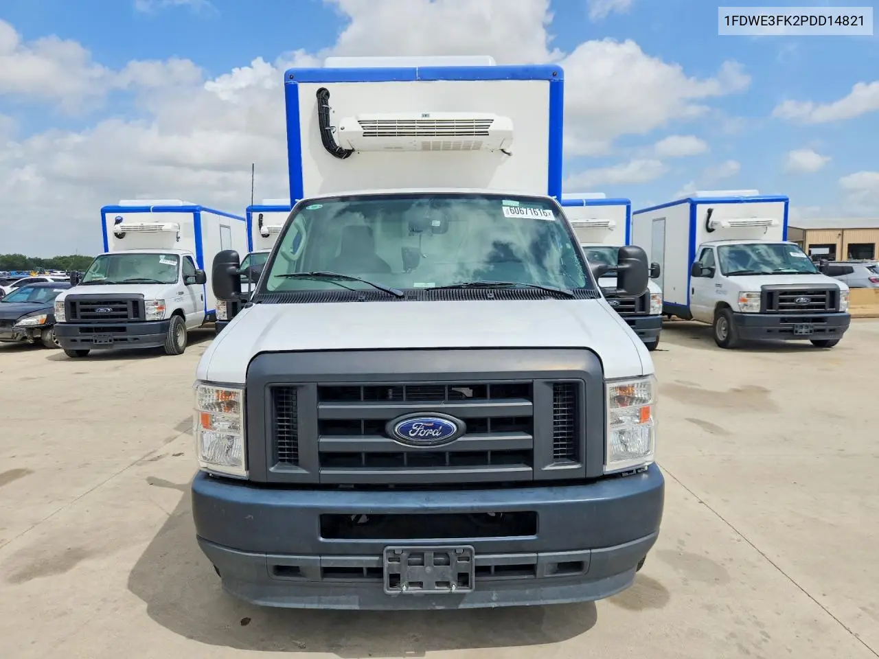 2023 Ford E350 Refrigerated Box Truck VIN: 1FDWE3FK2PDD14821 Lot: 60671616