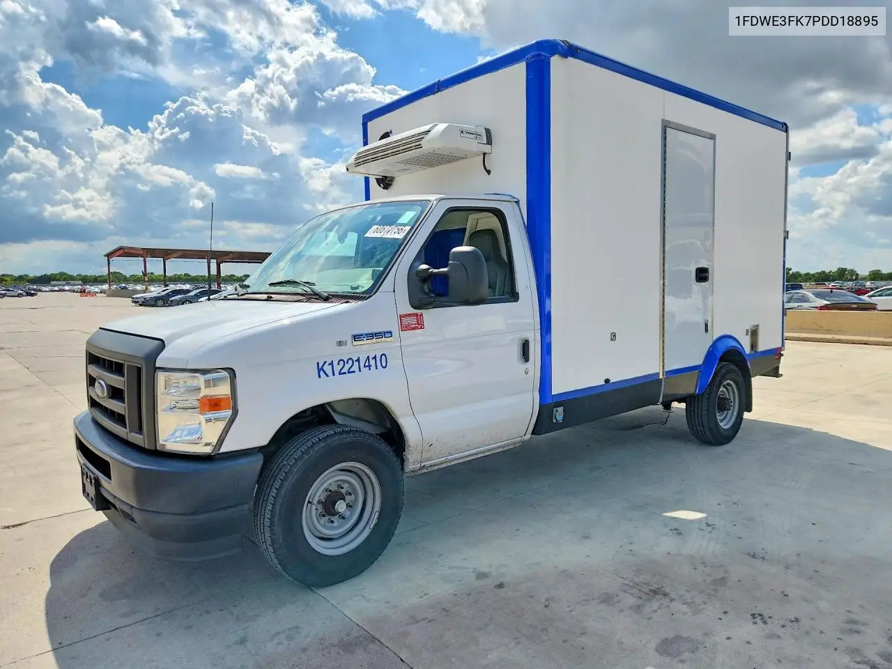 2023 Ford E350 Refrigerated Box Truck VIN: 1FDWE3FK7PDD18895 Lot: 60671756