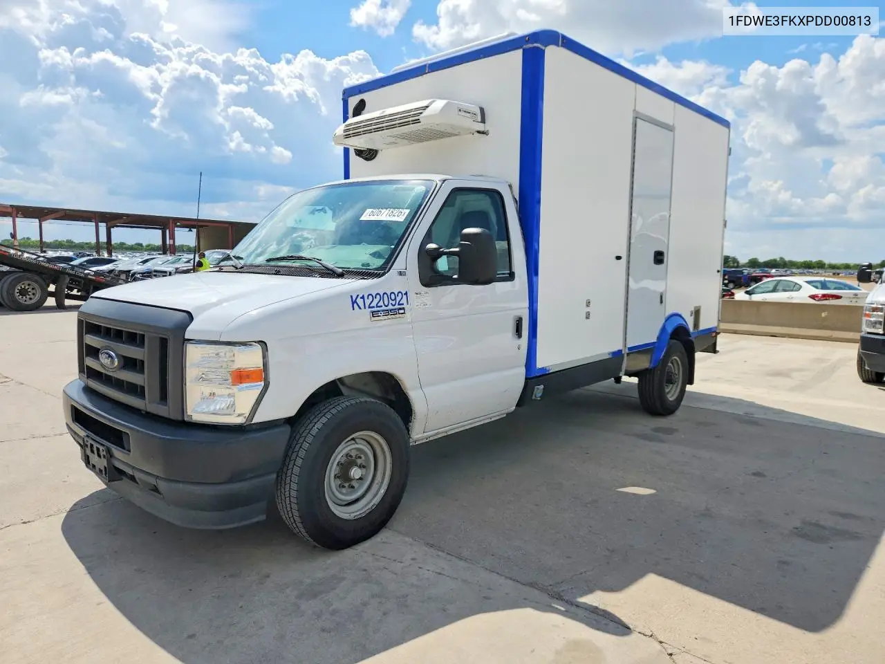 2023 Ford E350 Refrigerated Box Truck VIN: 1FDWE3FKXPDD00813 Lot: 60671826