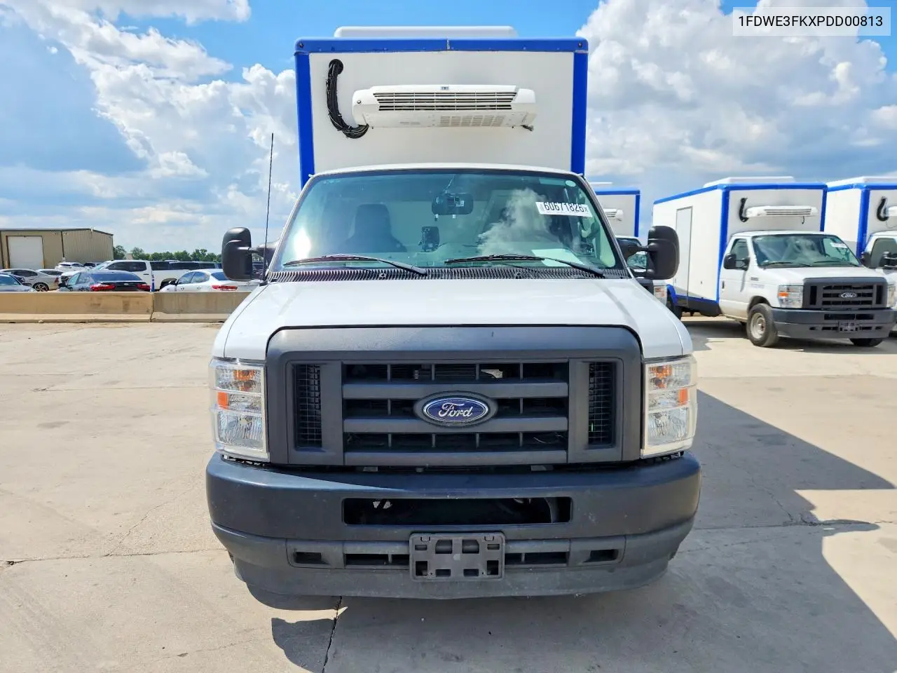 2023 Ford E350 Refrigerated Box Truck VIN: 1FDWE3FKXPDD00813 Lot: 60671826