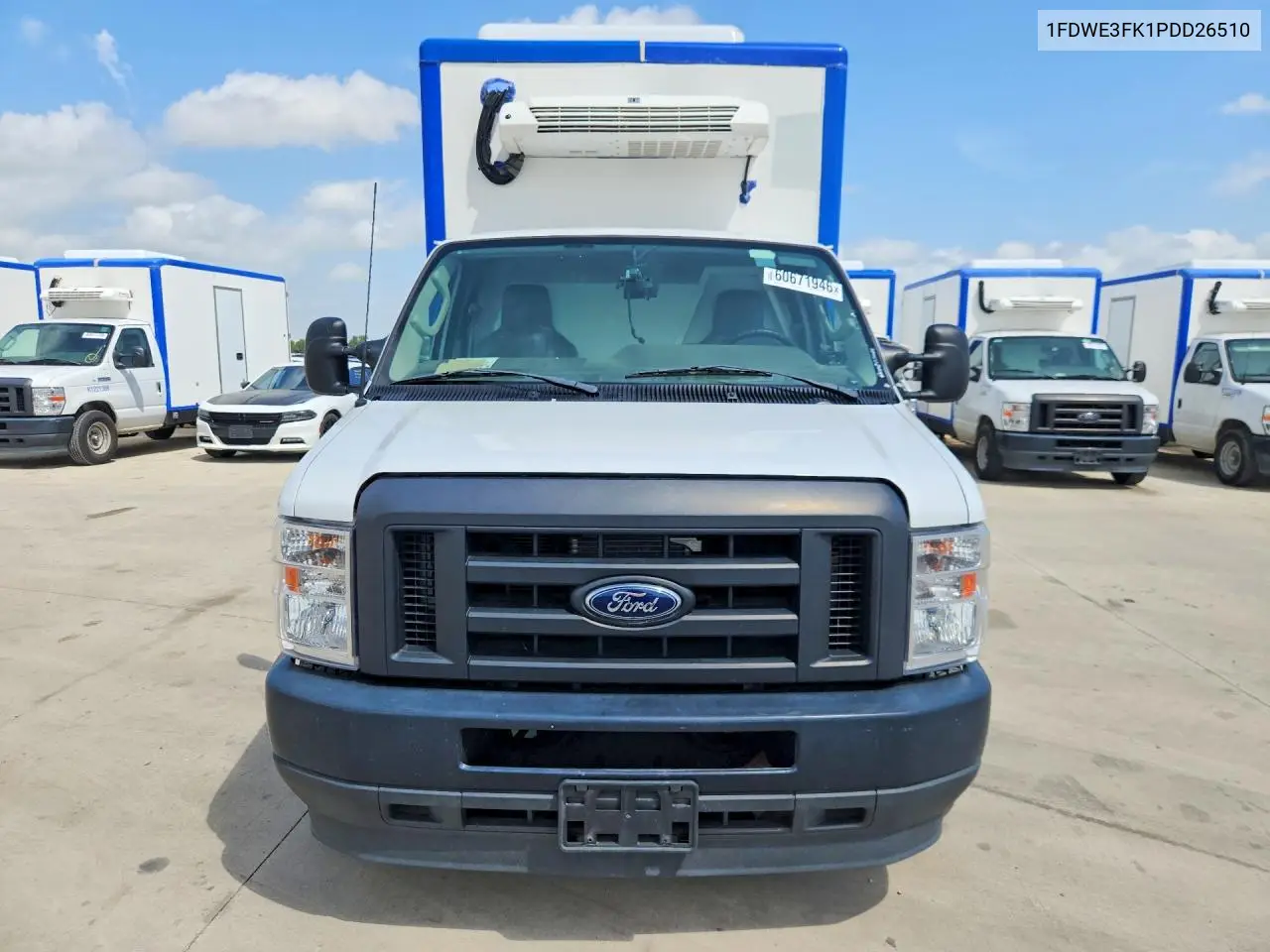 2023 Ford E350 Refrigerated Box Truck VIN: 1FDWE3FK1PDD26510 Lot: 60671946