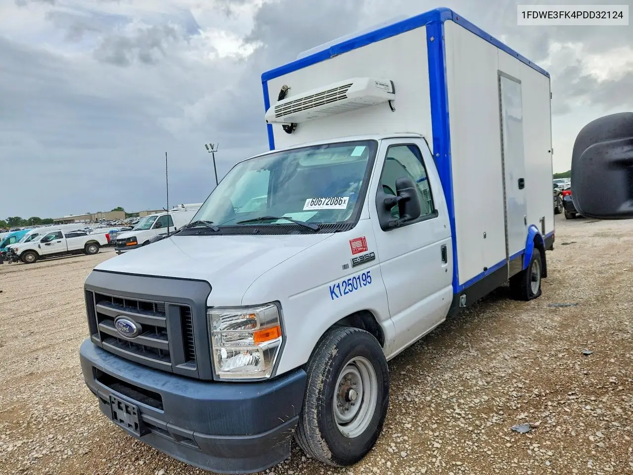 2023 Ford E350 Refrigerated Box Truck VIN: 1FDWE3FK4PDD32124 Lot: 60672086