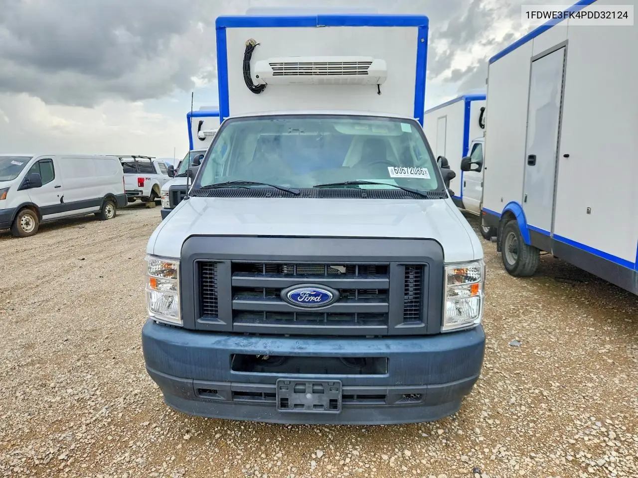 2023 Ford E350 Refrigerated Box Truck VIN: 1FDWE3FK4PDD32124 Lot: 60672086
