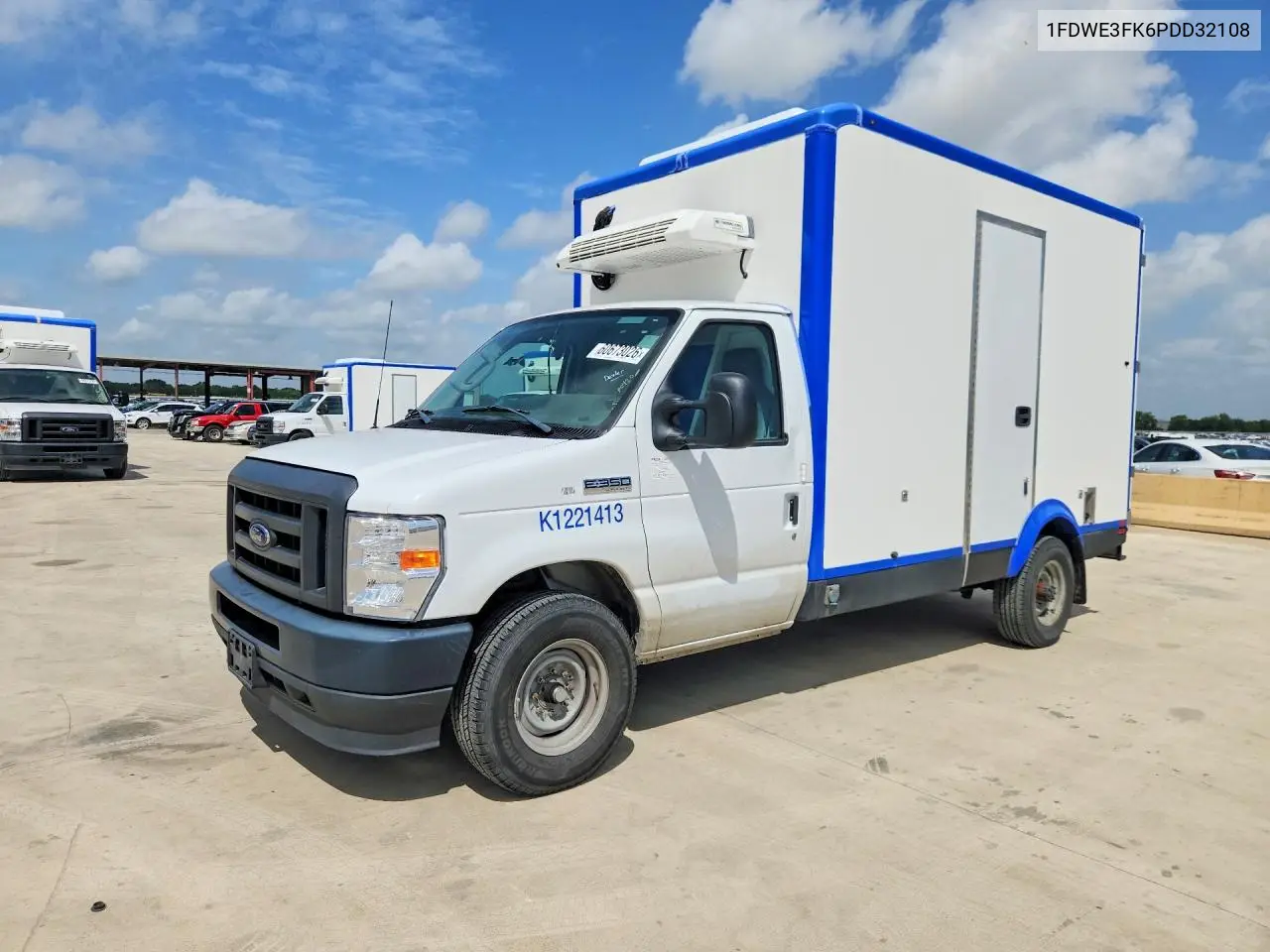 2023 Ford Econoline E350 Super Duty Cutaway Van VIN: 1FDWE3FK6PDD32108 Lot: 60673026