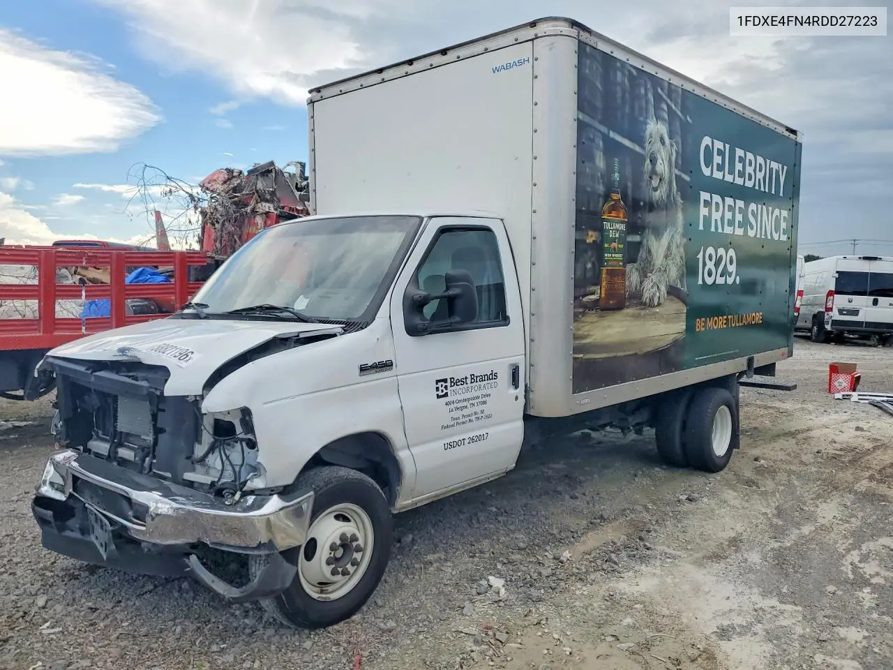 2024 Ford Econoline E450 Super Duty Cutaway Van VIN: 1FDXE4FN4RDD27223 Lot: 58821196