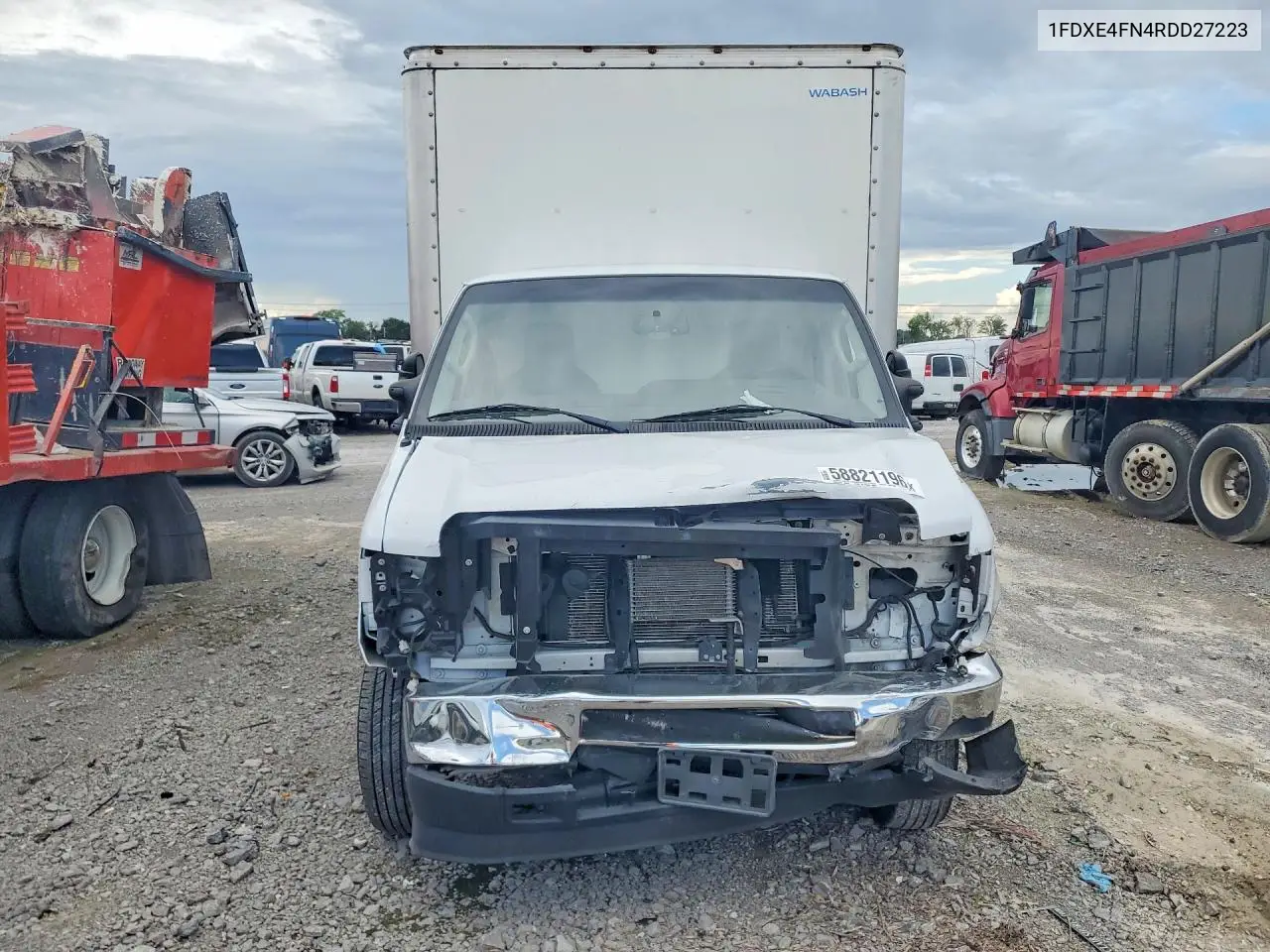 2024 Ford Econoline E450 Super Duty Cutaway Van VIN: 1FDXE4FN4RDD27223 Lot: 58821196