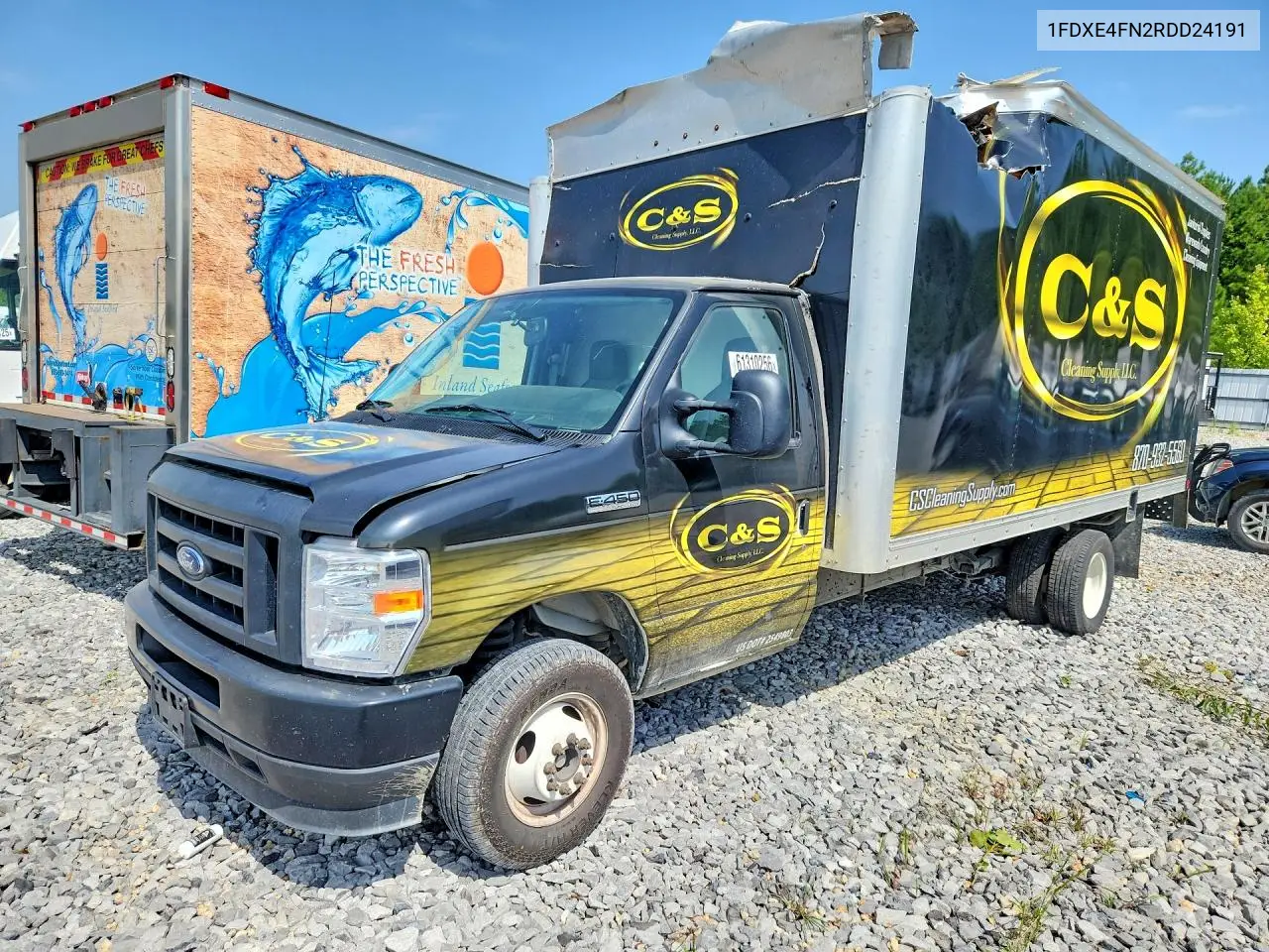 2024 Ford Econoline E450 Super Duty Cutaway Van VIN: 1FDXE4FN2RDD24191 Lot: 61310256