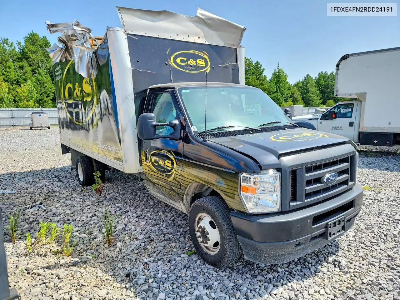 2024 Ford Econoline E450 Super Duty Cutaway Van VIN: 1FDXE4FN2RDD24191 Lot: 61310256