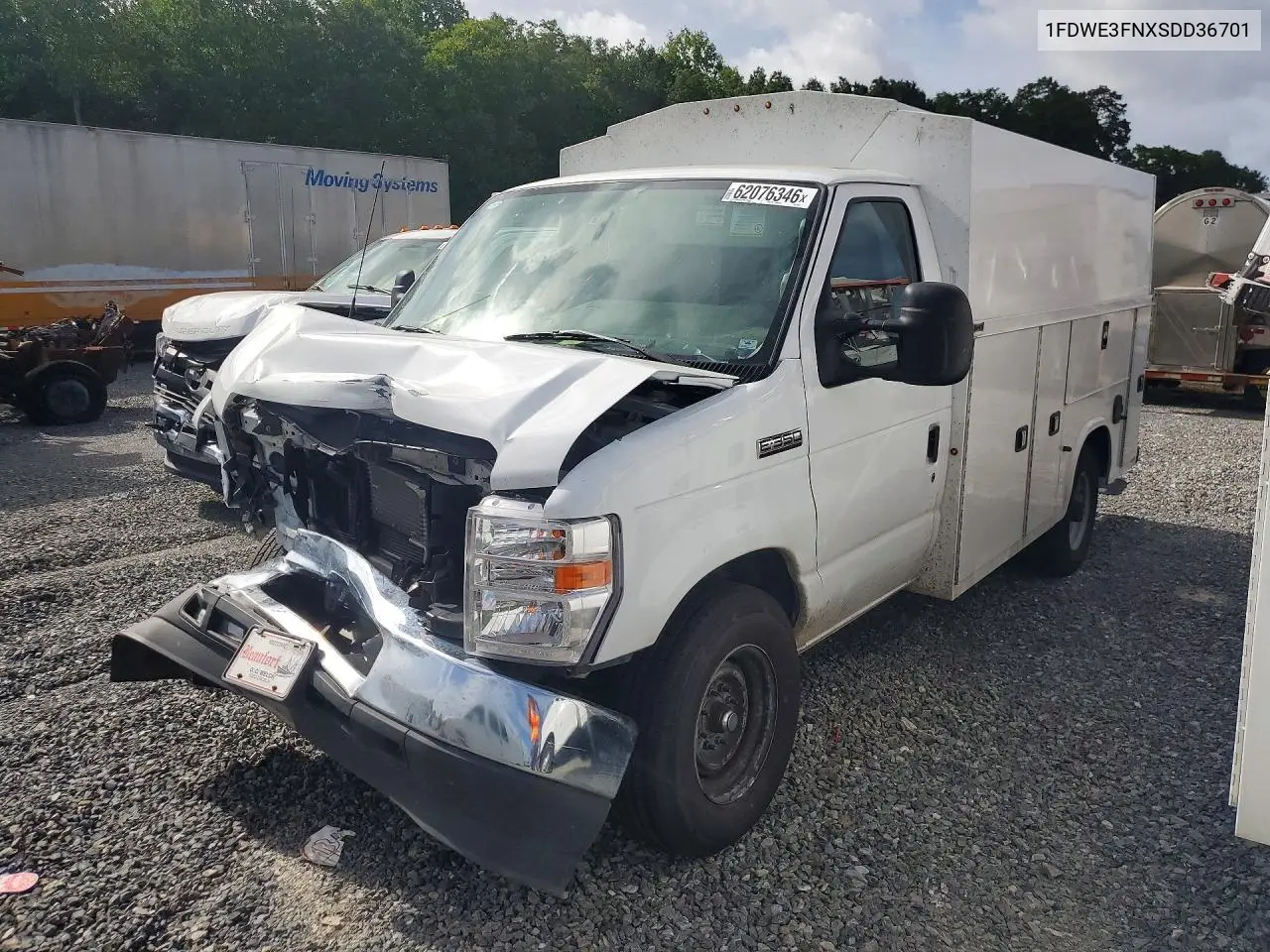 2025 Ford Econoline E350 Super Duty Cutaway Van VIN: 1FDWE3FNXSDD36701 Lot: 62076346