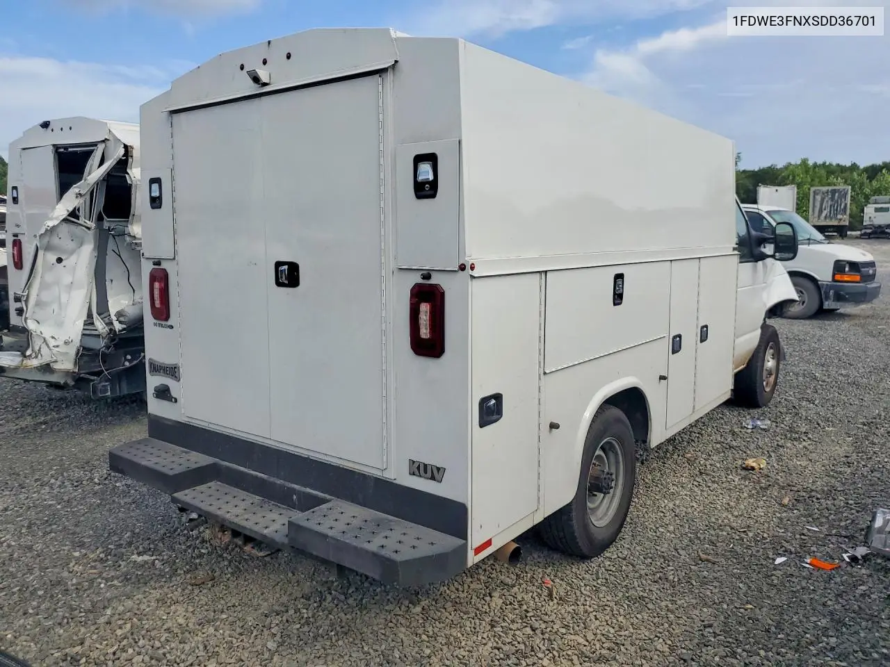 2025 Ford Econoline E350 Super Duty Cutaway Van VIN: 1FDWE3FNXSDD36701 Lot: 62076346