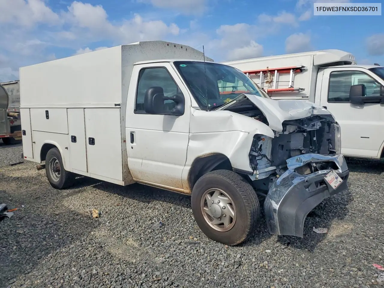 2025 Ford Econoline E350 Super Duty Cutaway Van VIN: 1FDWE3FNXSDD36701 Lot: 62076346
