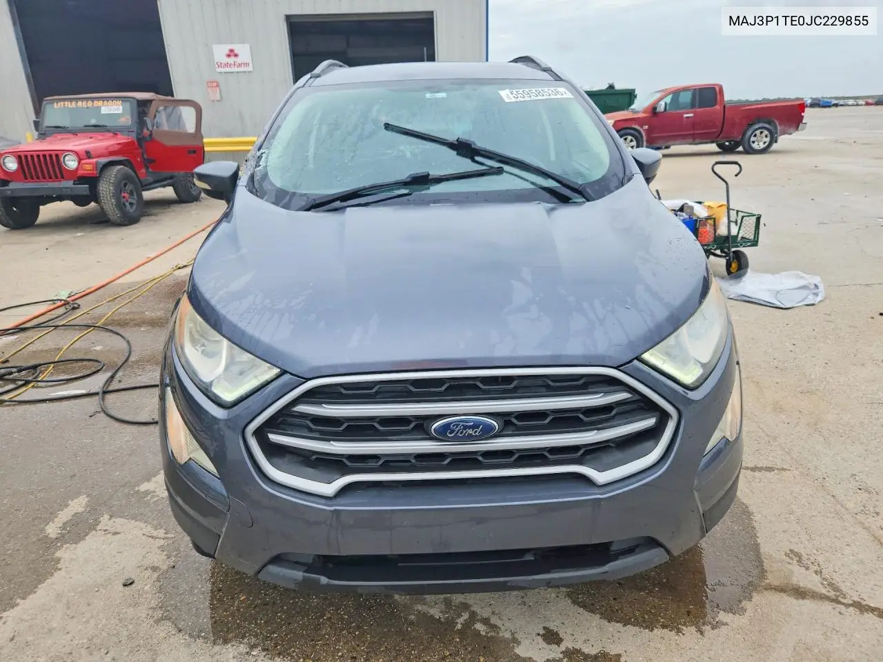 2018 Ford Ecosport Se VIN: MAJ3P1TE0JC229855 Lot: 55958536