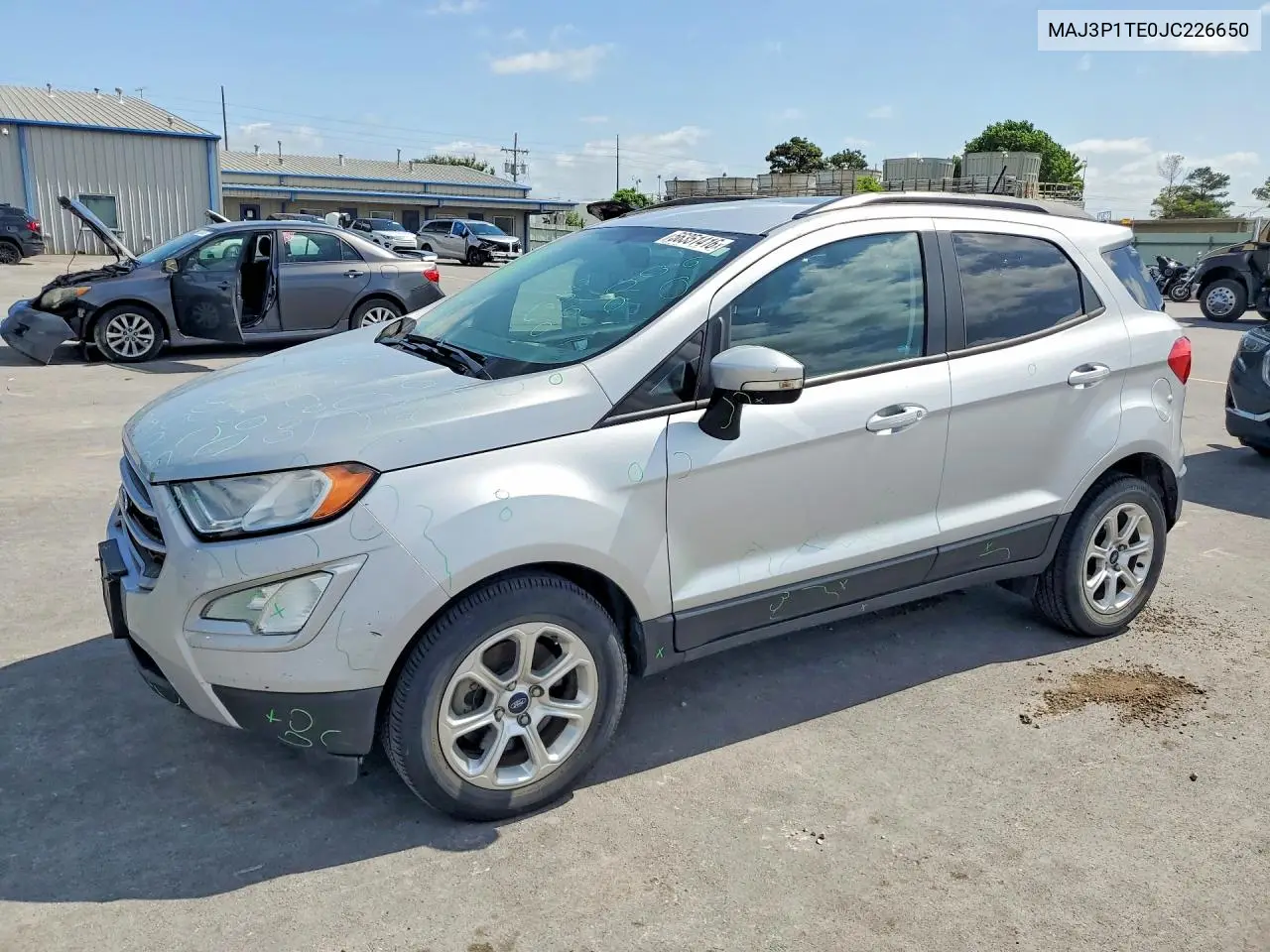 2018 Ford Ecosport Se VIN: MAJ3P1TE0JC226650 Lot: 56351416
