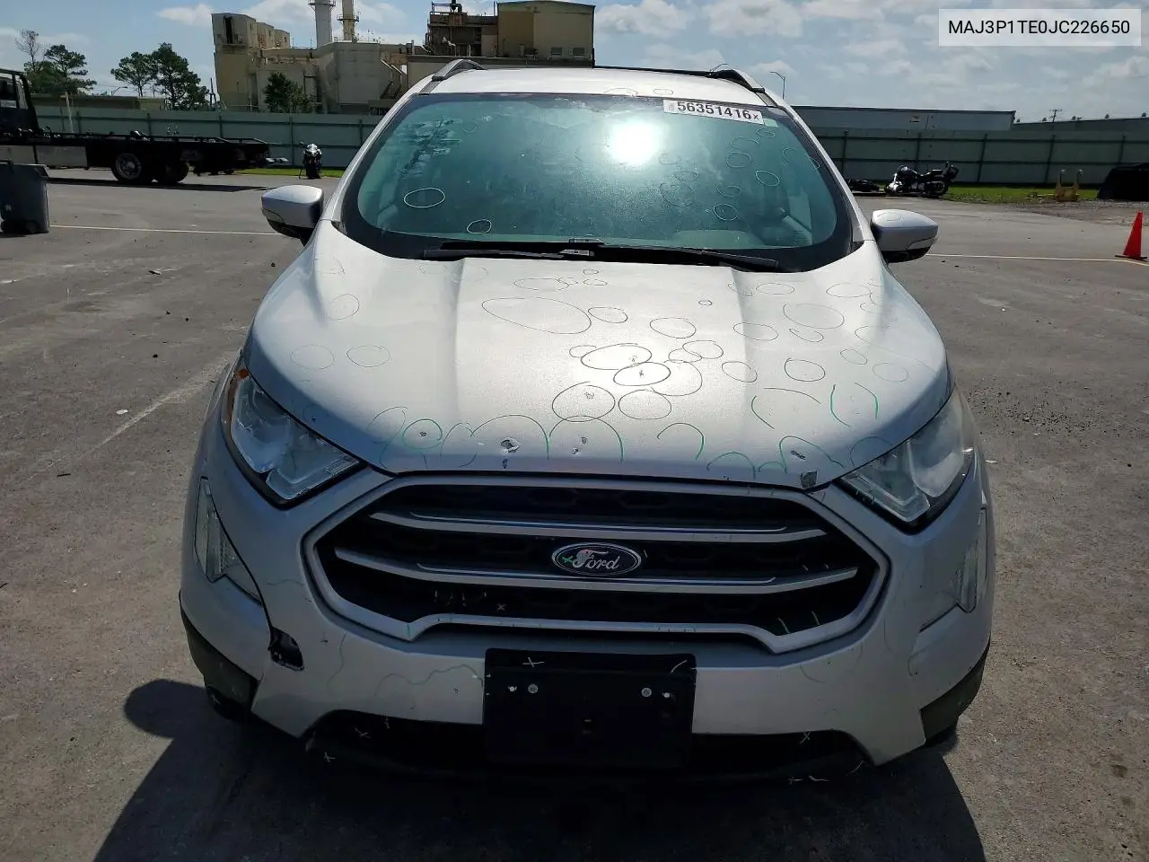 2018 Ford Ecosport Se VIN: MAJ3P1TE0JC226650 Lot: 56351416