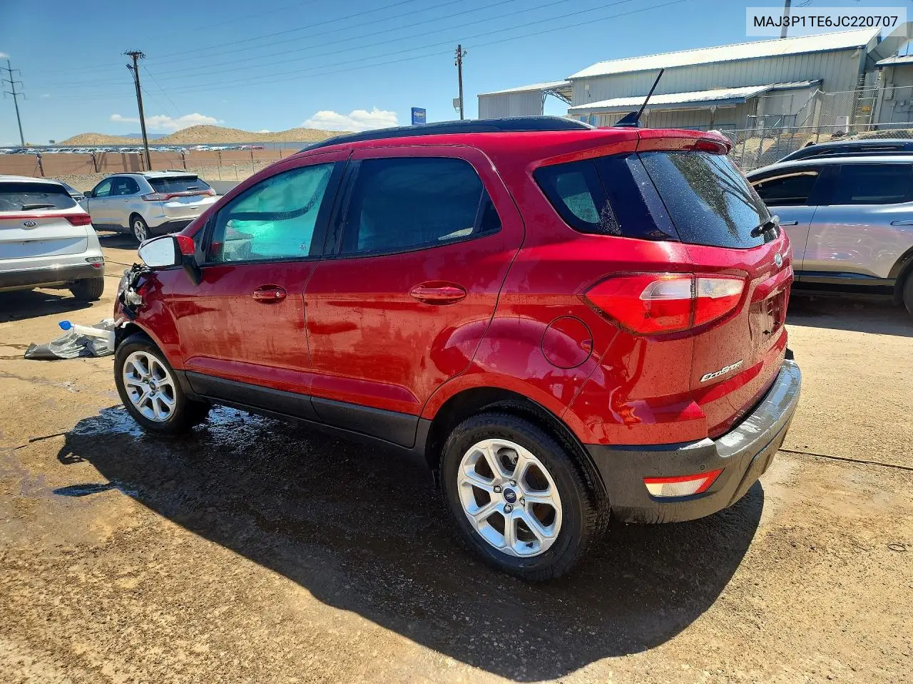 2018 Ford Ecosport Se VIN: MAJ3P1TE6JC220707 Lot: 57077496