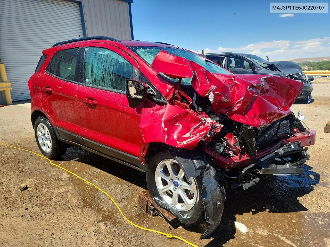2018 Ford Ecosport Se VIN: MAJ3P1TE6JC220707 Lot: 57077496