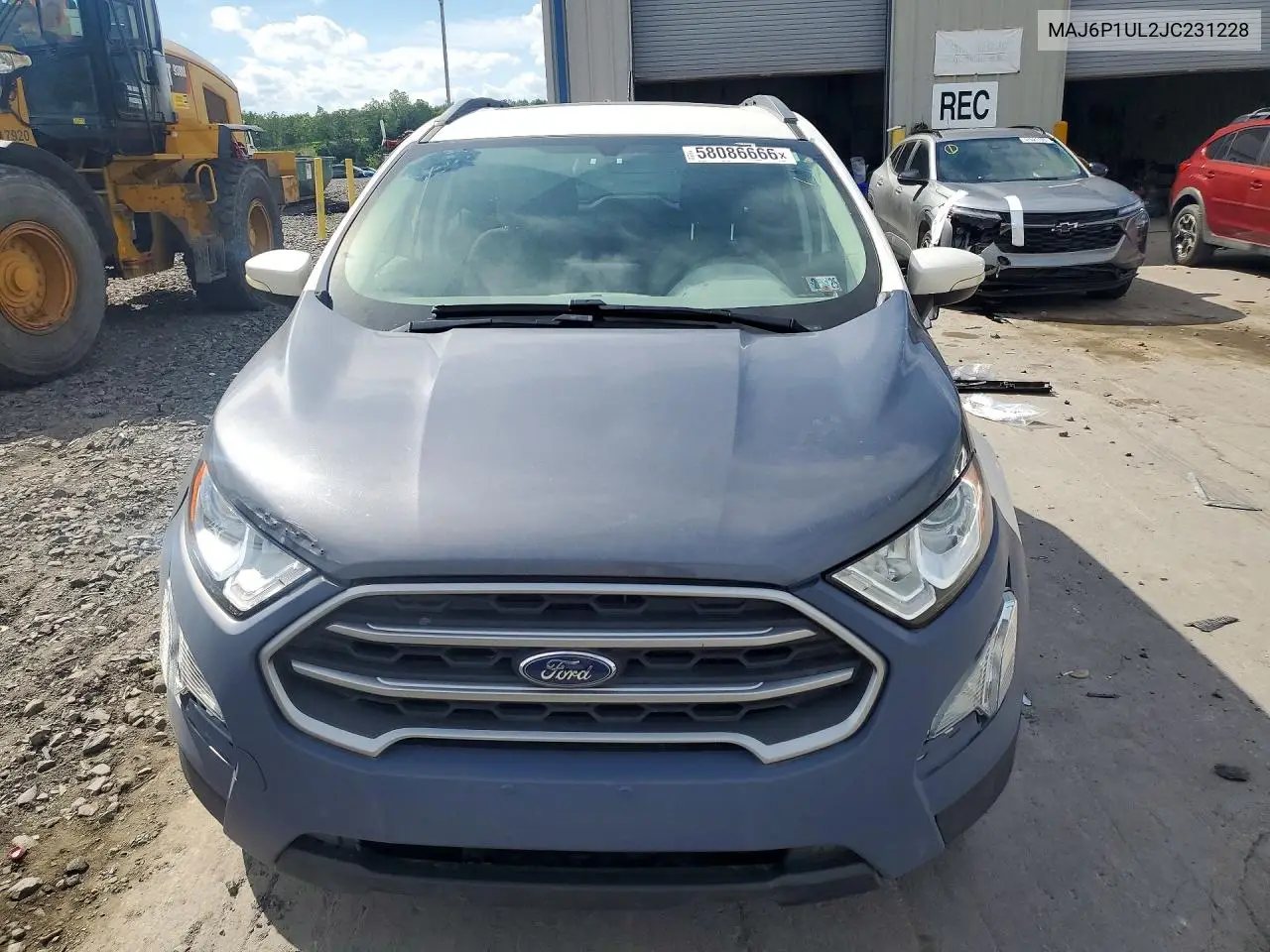 2018 Ford Ecosport Se VIN: MAJ6P1UL2JC231228 Lot: 58086666